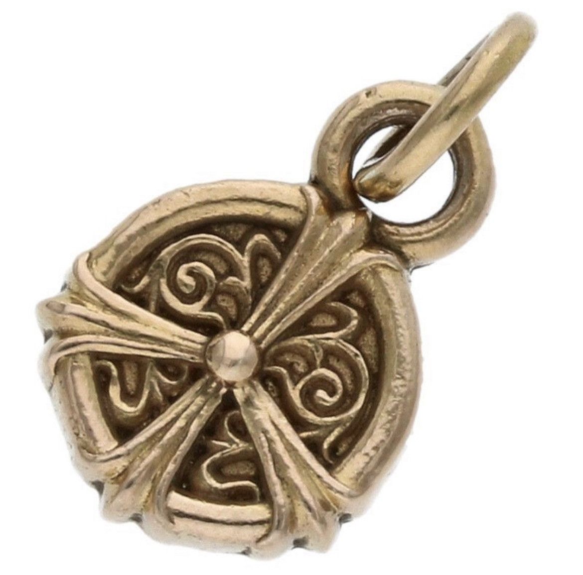 Chrome Hearts Chrome Hearts 22K Gold Peace Sign Necklace Size ONE SIZE - 1 Thumbnail