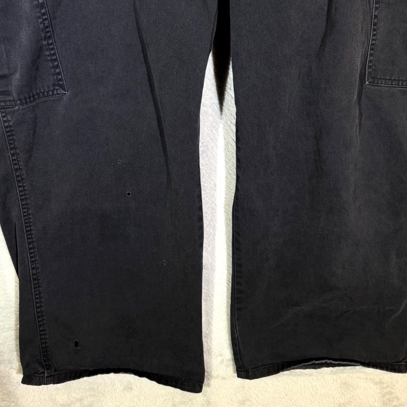 Dickies Dickies Mens Cargo Pants 40×28 Black High-Rise Straight Leg Workwear Pants Mens Cargo Black 40×28 High-Rise Straight Leg Dickies Size US 40 / EU 56 - 5 Thumbnail