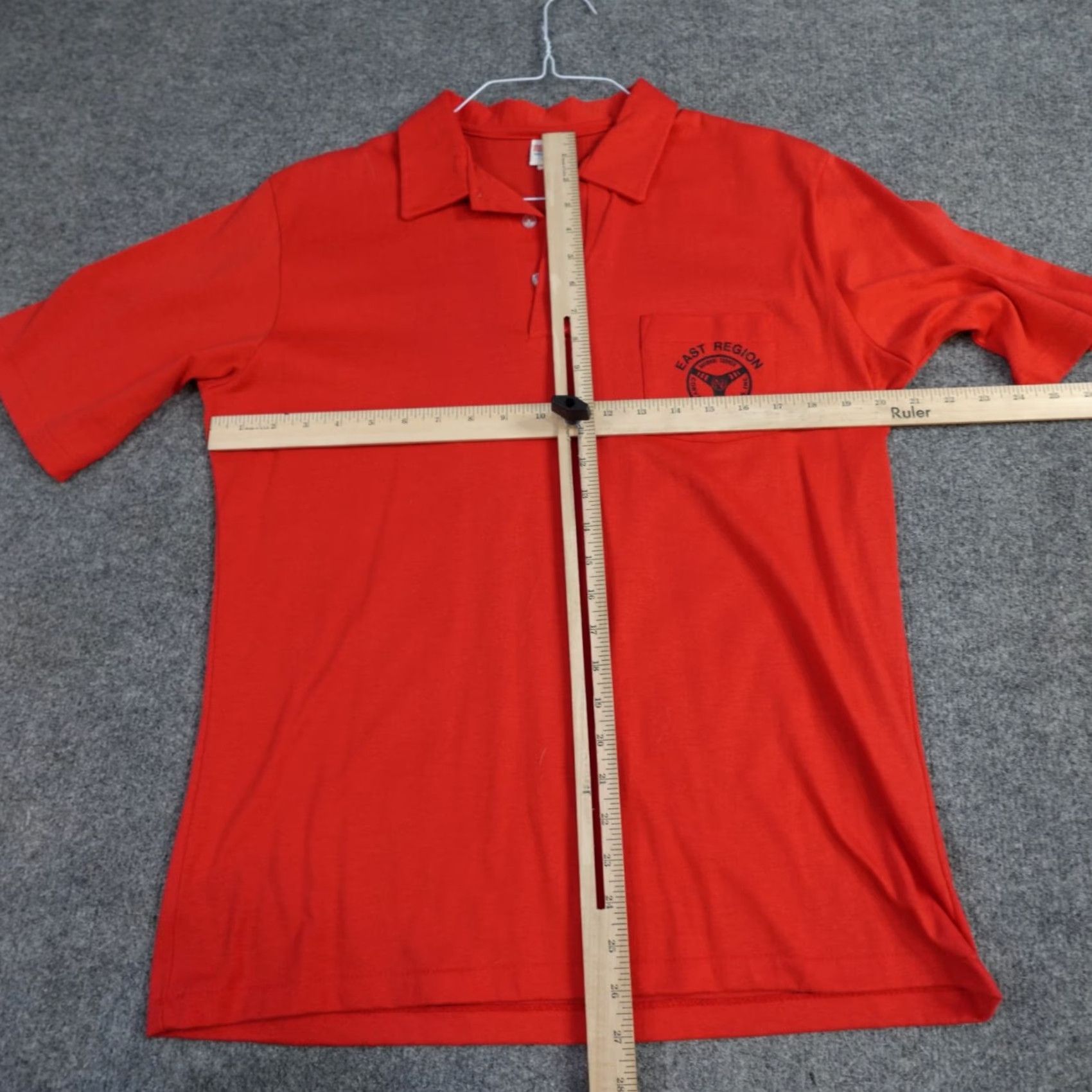 Vintage American Vintage Corvette Clubs Polo Shirt M Red Double Sided NCCC Convention 1990 Poconos Mens Polo Size US M / EU 48-50 / 2 - 6 Thumbnail