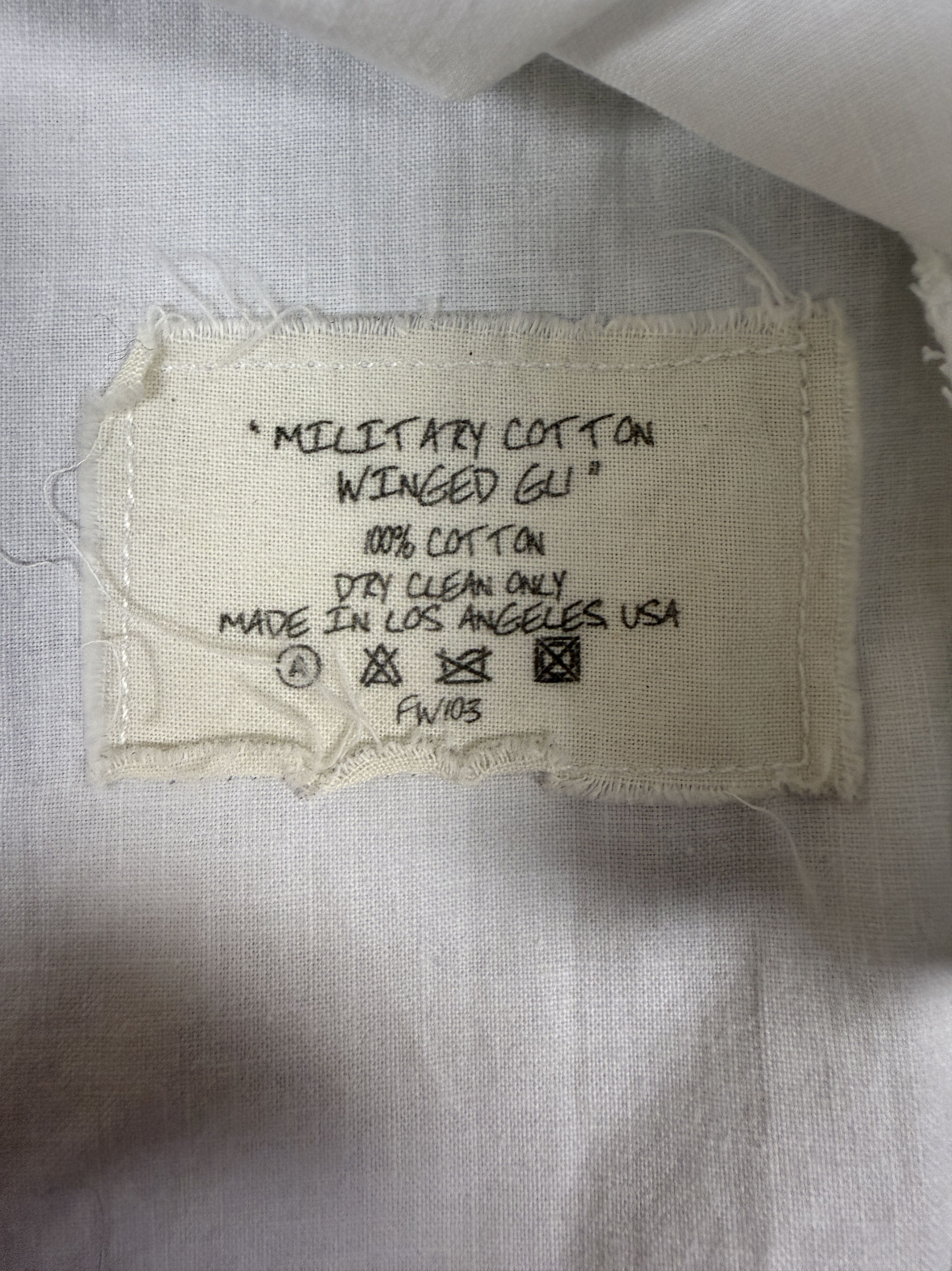 Greg Lauren $750 Greg Lauren Military Cotton Winged GL1 Size L / US 10 / IT 46 - 4 Thumbnail