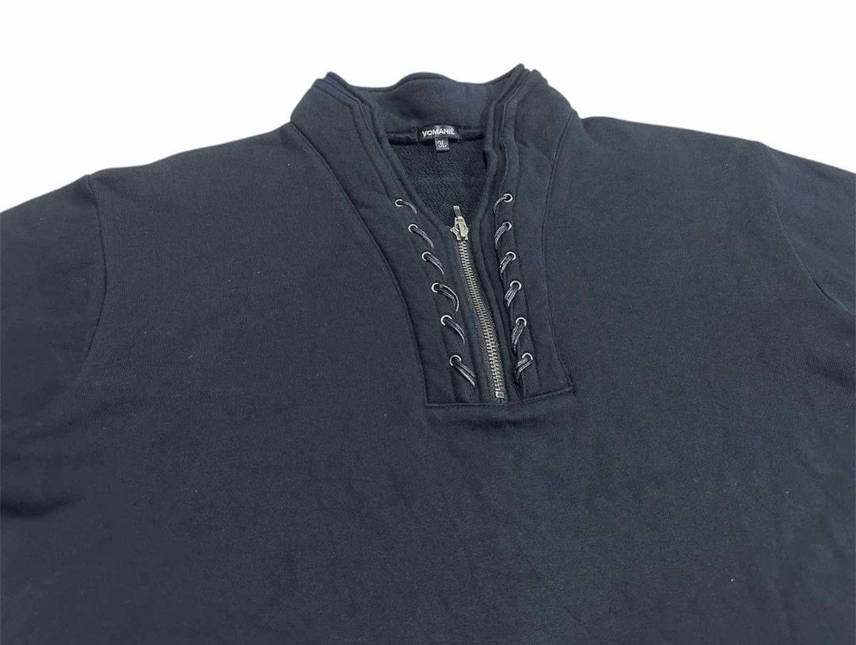 If Six Was Nine × Japanese Brand × KMRii 🔥Sixk Japanese Y2K Laces Up Double Layer Half Zip Shirt Size US XL / EU 56 / 4 - 4 Thumbnail