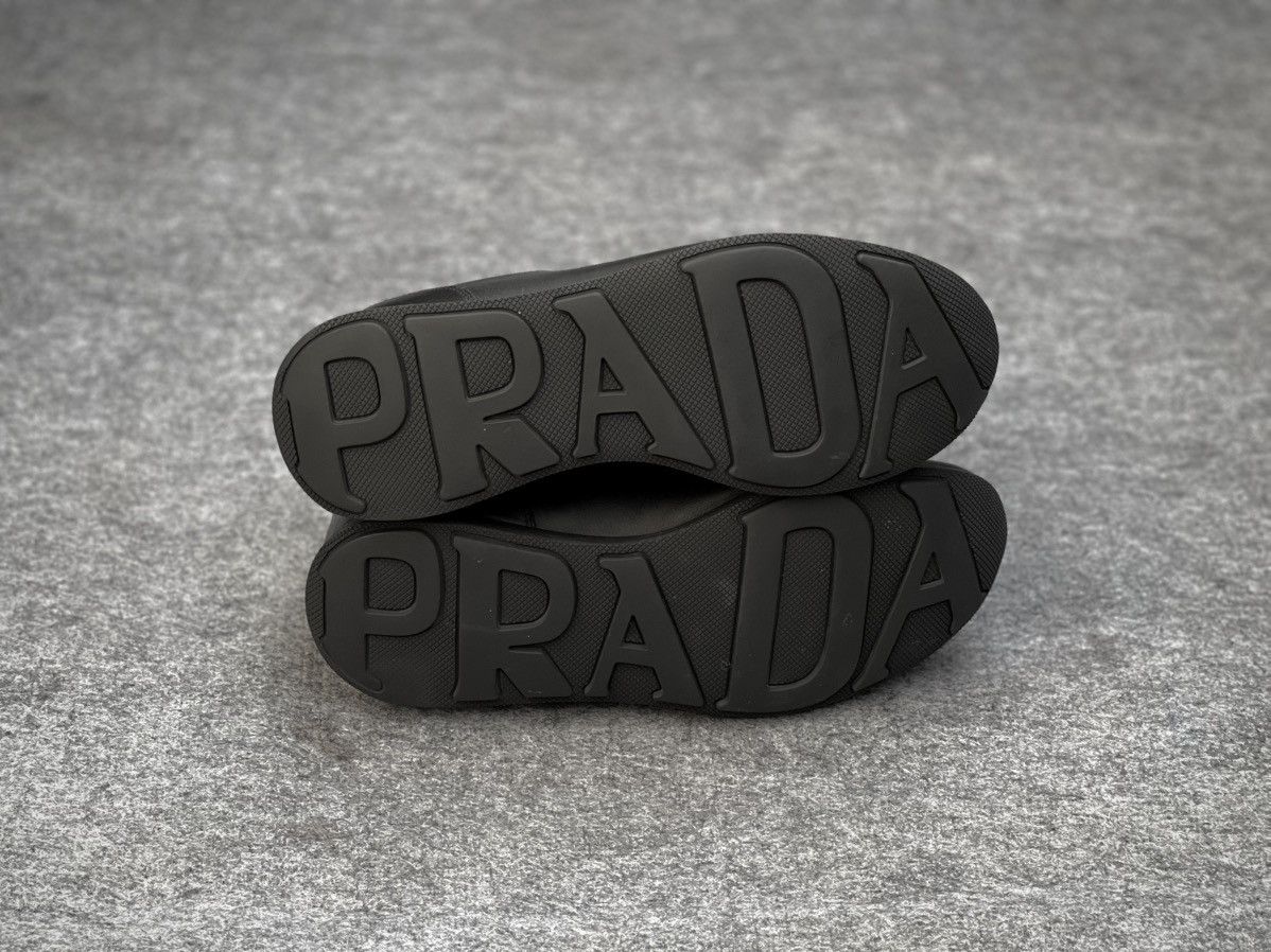 Prada PRADA LINEA ROSSA BLACK LOW TOP SNEAKER Size US 9 / EU 42 - 10 Thumbnail