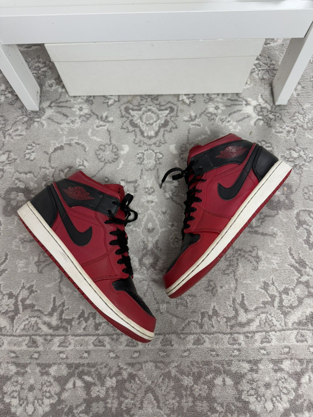 Jordan Brand × Nike Nike Jordan mid Reverse bred US9.5 streetwear basketball y2k Size US 9.5 / EU 42-43 - 1 Thumbnail
