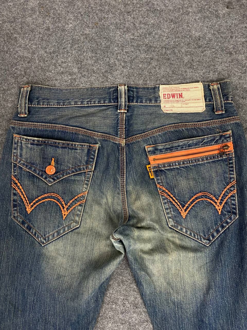 Edwin vintage edwin distressed denim nice design Size US 38 / EU 54 - 3 Thumbnail