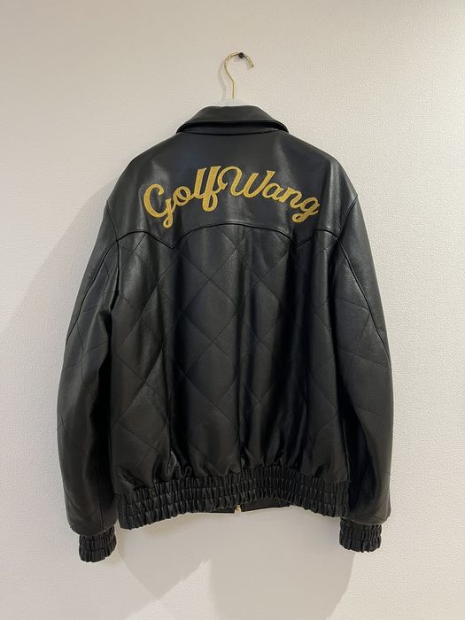 Golf Wang golf wang leather jacket | Grailed