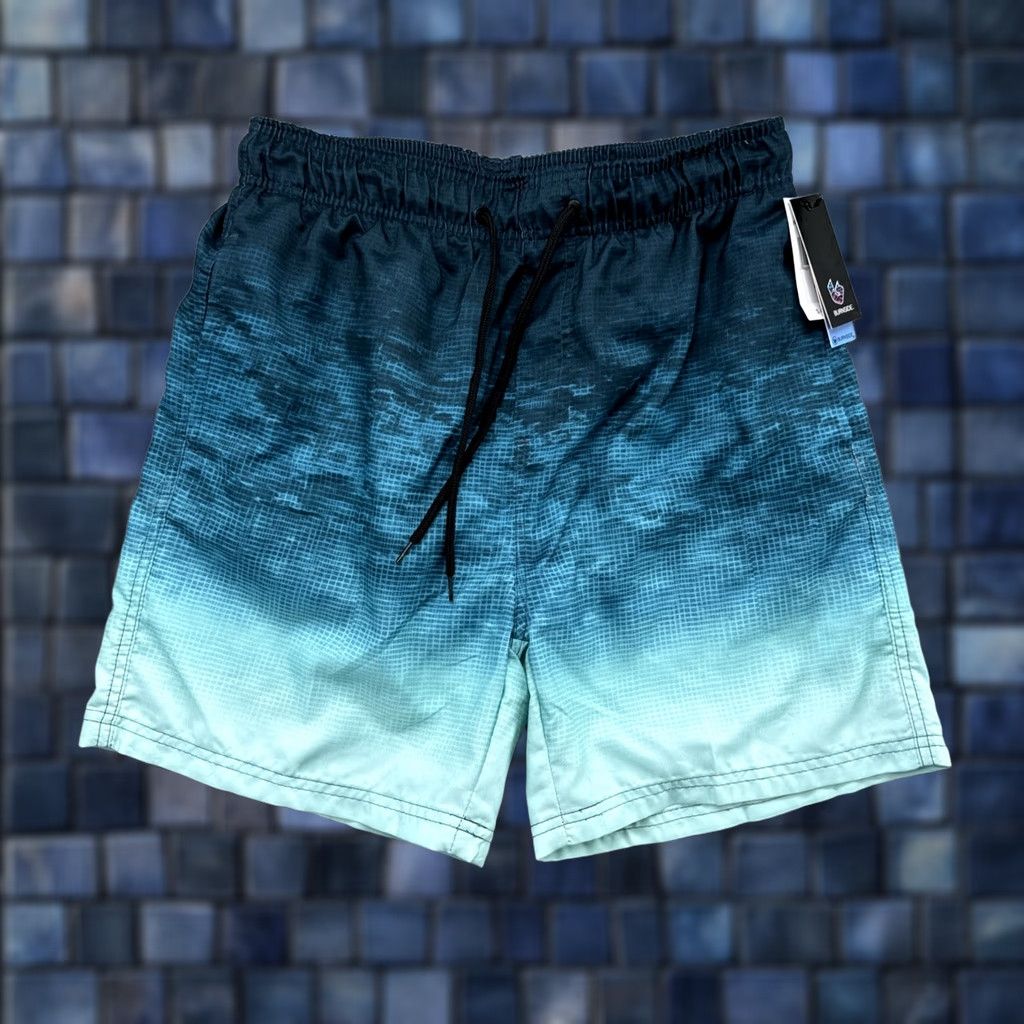 Burnside Burnside Mens Swim Board Shorts UV Protection Quick Dry Striped Multicolor Size M NEW Read Size US 31 - 1 Thumbnail