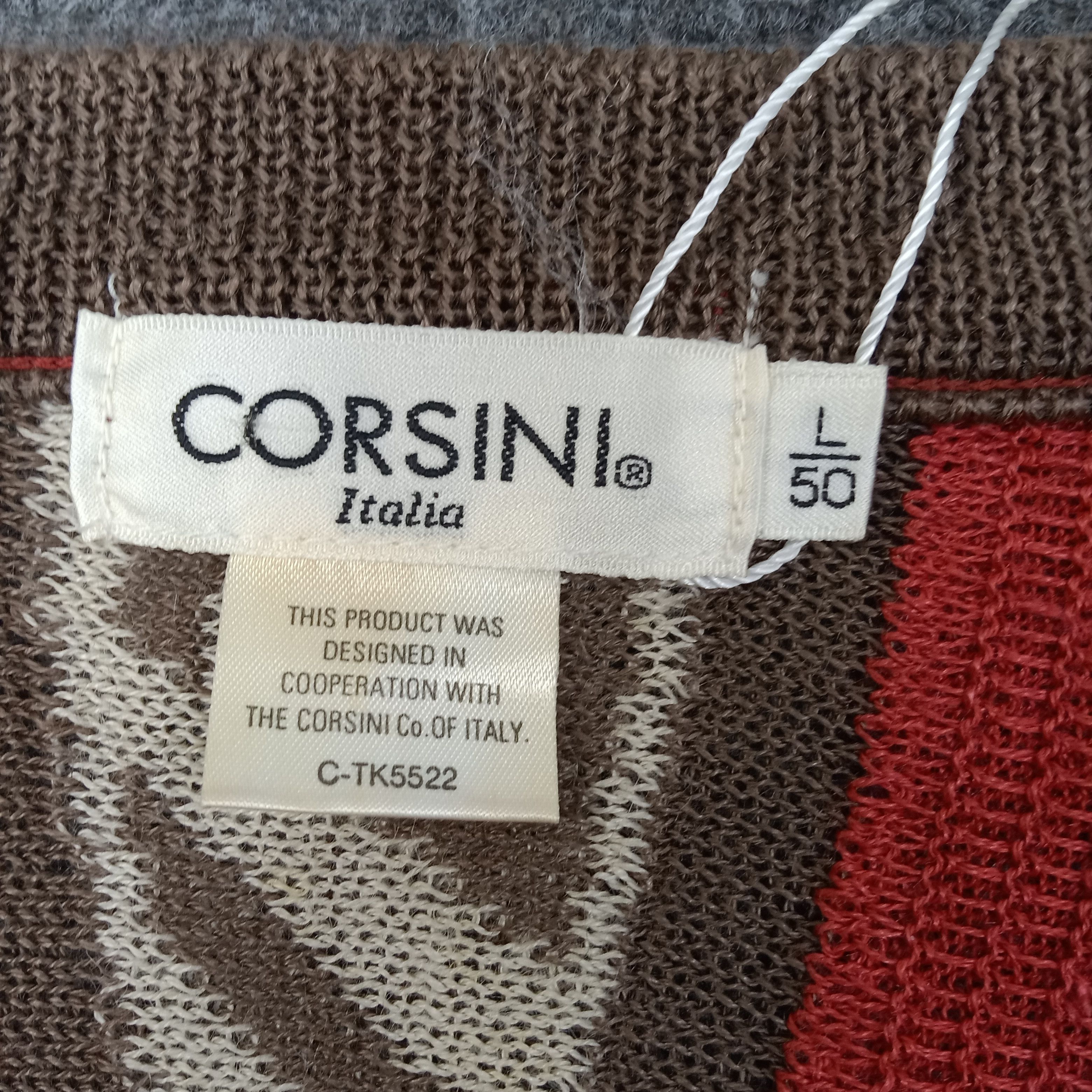Gypsy Corsini Italia Coogi Style Sweater Sweatshirt C240N16 Size US XL / EU 56 / 4 - 3 Thumbnail