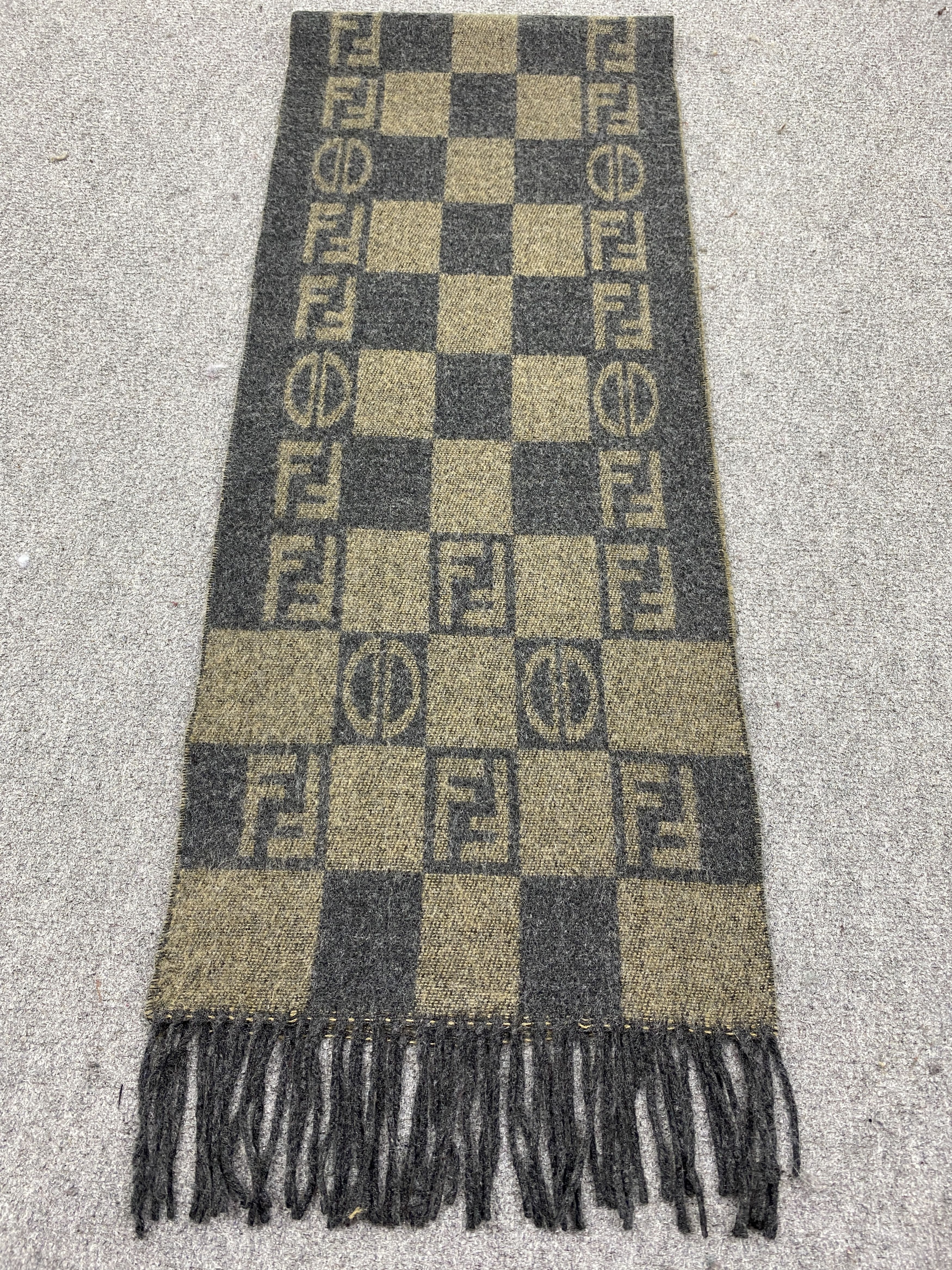 Fendi Vintage Fendi Monogram Scarf / Muffler - SC0311 Size ONE SIZE - 2 Thumbnail