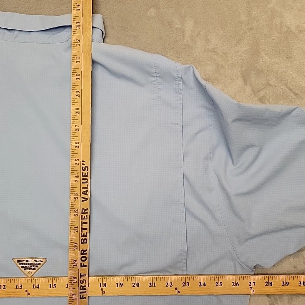 Vintage Columbia Shirt Mens 2XL Blue PFG Omni Shade Vented UPF Performance Fishing Gear Shirt Long Sleeve Button-Up Collared Size US XXL / EU 58 / 5 - 8 Thumbnail