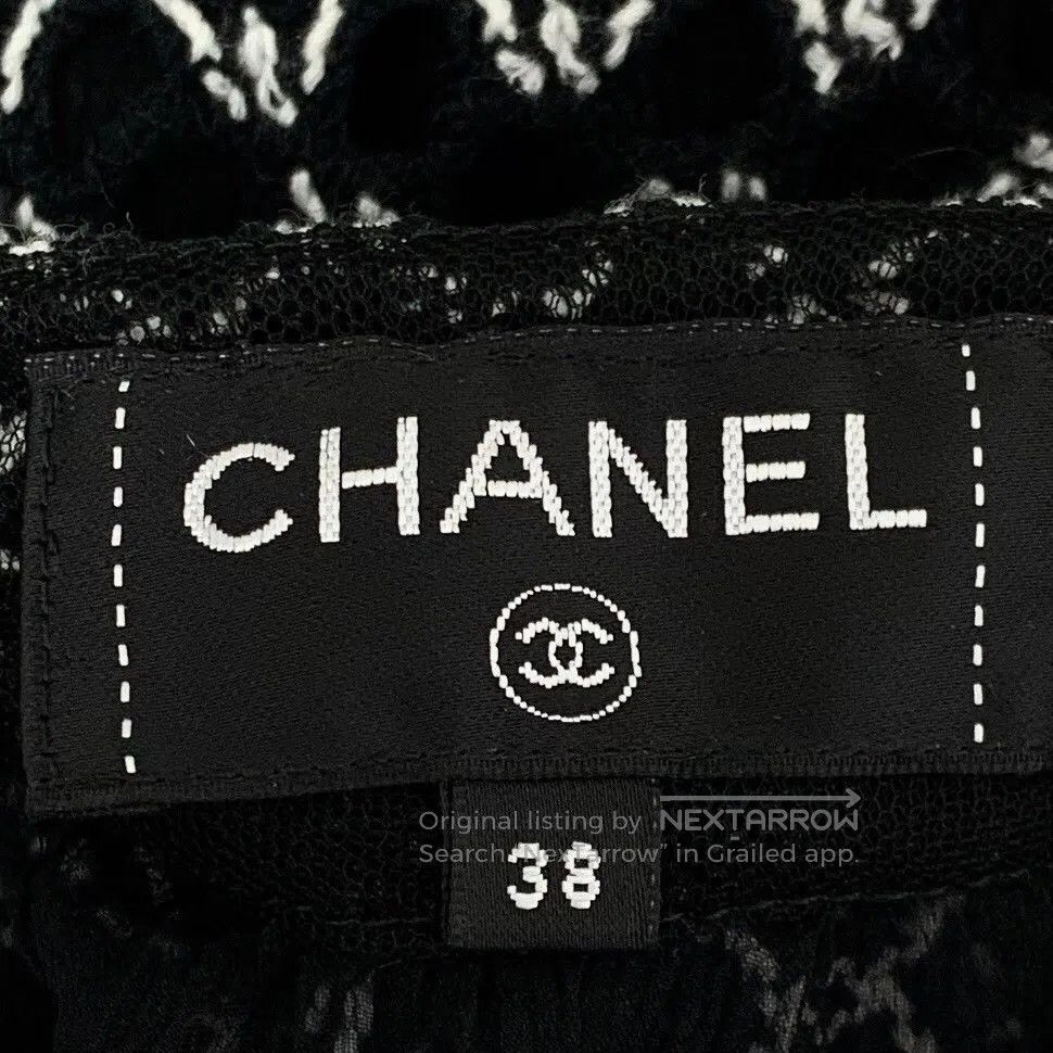 Chanel Chanel Black Knit Wool Casual Pants. Size 37" - 6 Thumbnail