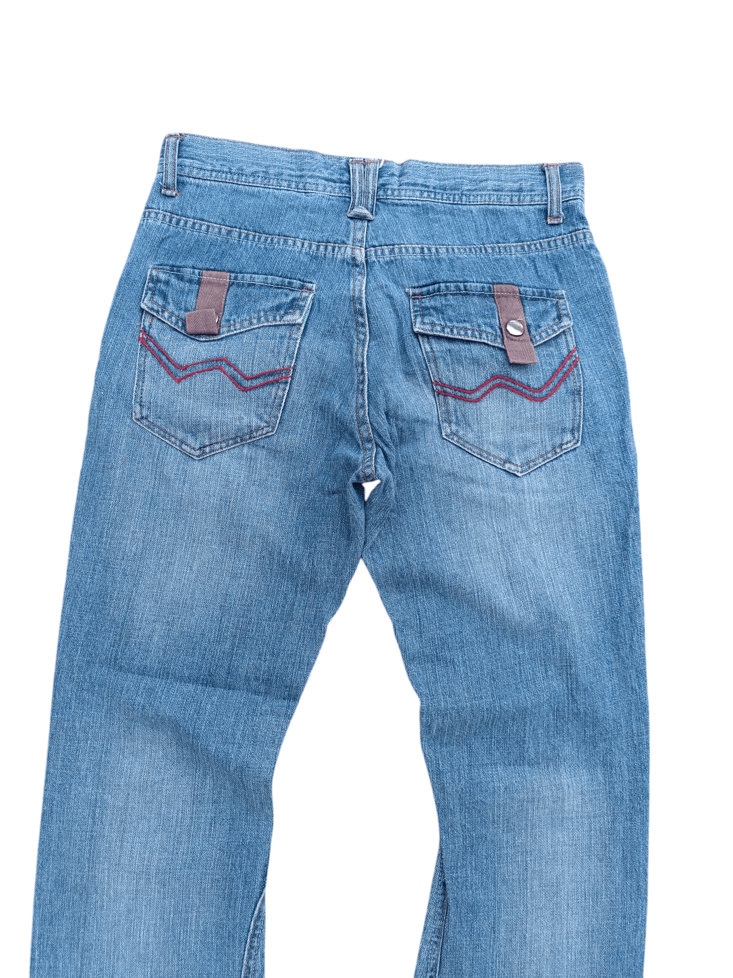Japanese Brand FLARED 🔥 Japanese Brand Bush Pant Faded Jeans Size US 30 / EU 46 - 14 Thumbnail