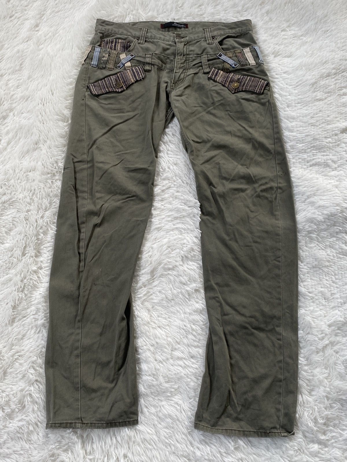 Japanese Brand × Seditionaries 🔥RARE🔥Dominated Handcrafted Jeans Japan Denim Double Waist Size US 34 / EU 50 - 1 Thumbnail