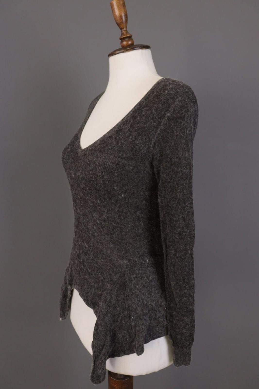 Lanvin Lanvin Gray Alpaca Wool Knitted Pullover Sweater Size S Size S / US 4 / IT 40 - 5 Thumbnail