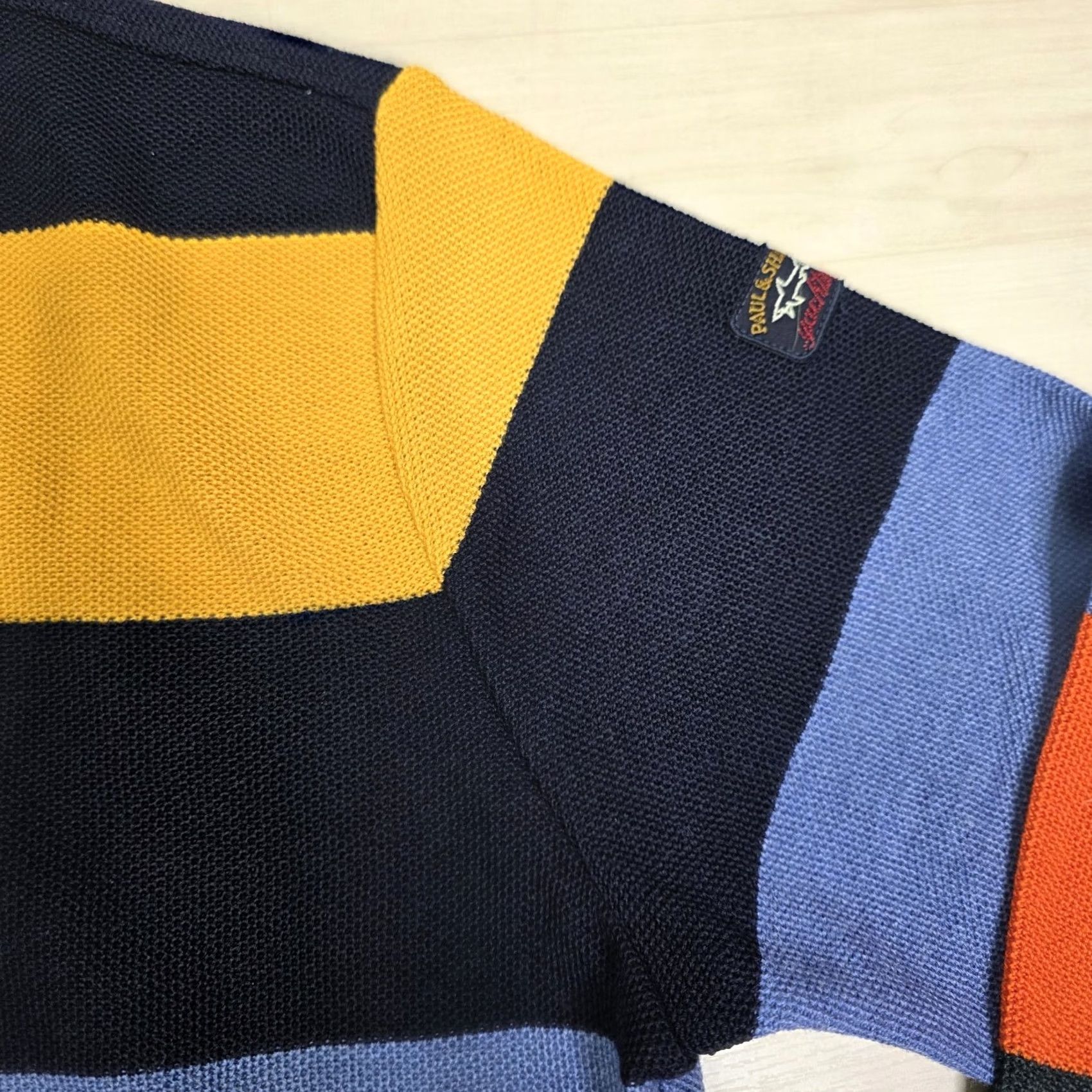 Paul & Shark Paul & Shark Yachting Crewneck Sweater Multi Color Striped Virgin Wool Size XXL Size US XXL / EU 58 / 5 - 5 Thumbnail
