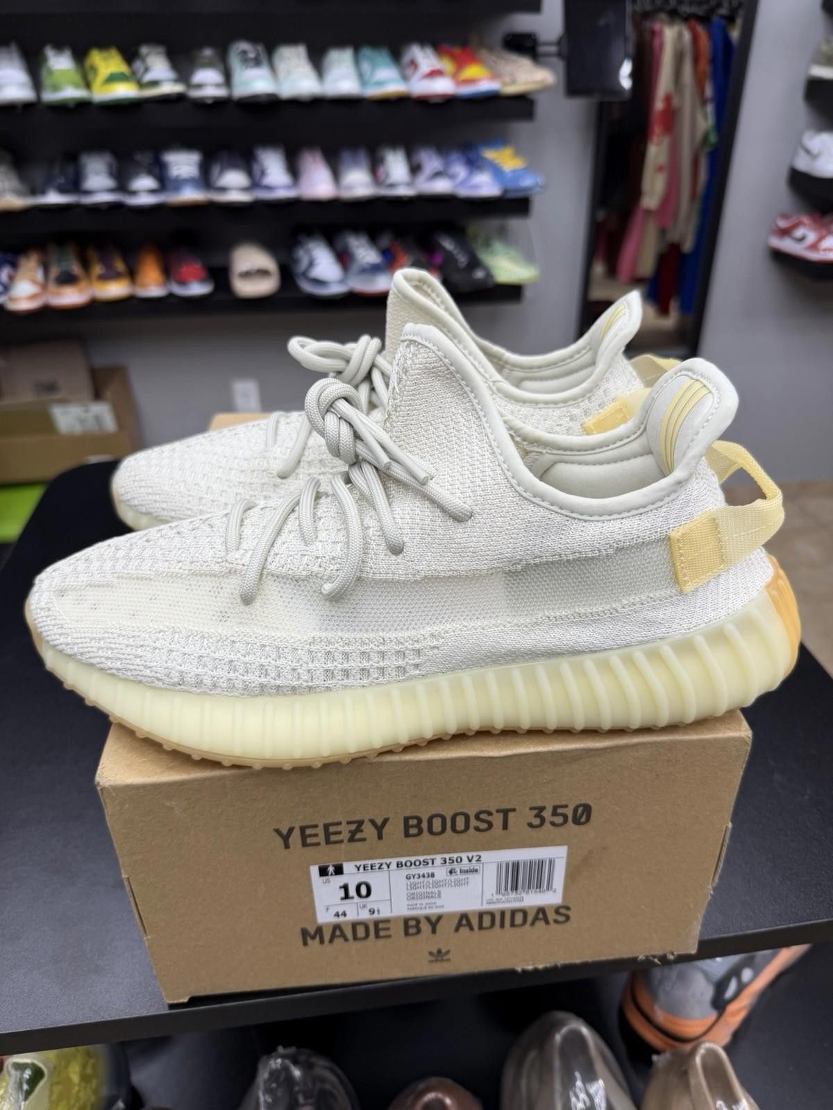 Adidas Adidas Yeezy Boost 350 V2 Sz 10 Light UV Authentic Brand New Size US 10 / EU 43 - 9 Thumbnail