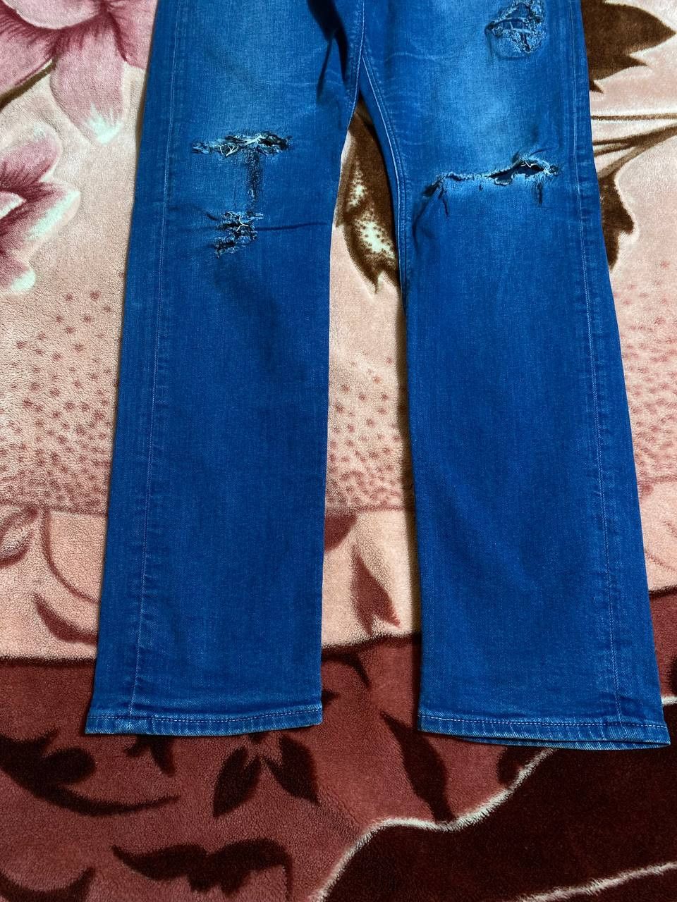 Tommy Hilfiger Crazy Crash Tommy Hilfiger Dirty Baggy Faded Distressed Jean Size US 33 - 5 Thumbnail