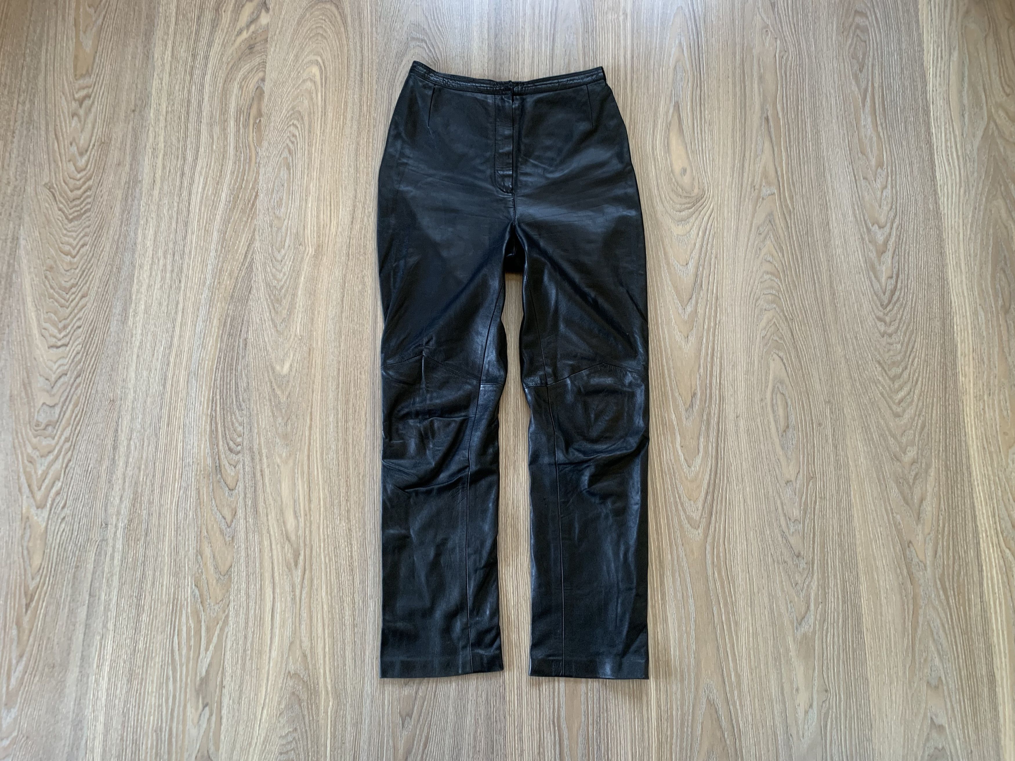 Designer × Leather Women's Ukrainian Designer Leather Pants Size 26" / US 2 / IT 38 - 1 Thumbnail
