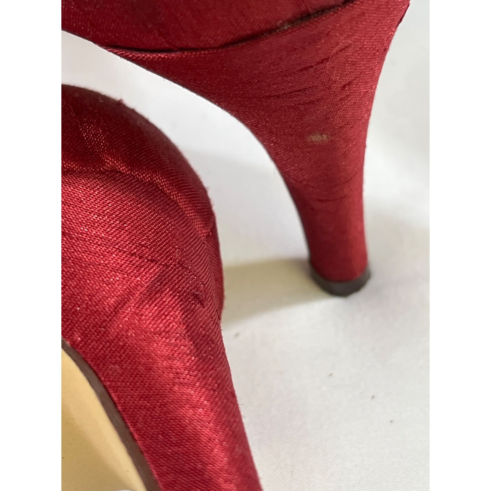 Nine West Nine West Elsmore Women's Red Shoes/Heels Size 10M SKU 5768 Size US 10 / IT 40 - 8 Thumbnail
