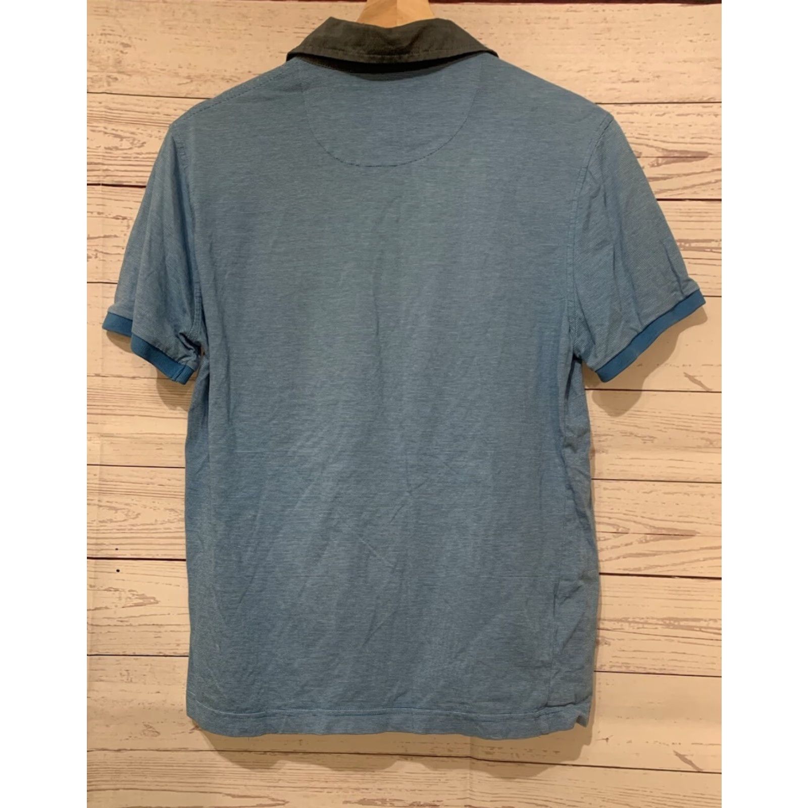 Original Penguin Mens Original Penguin Aquarius Tropical Blue Golf SlimFit Polo Shirt Size Medium Size US XL / EU 56 / 4 - 2 Thumbnail