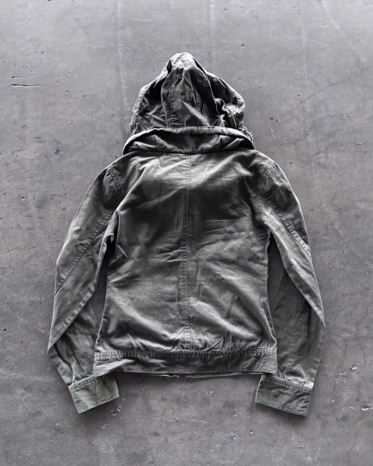If Six Was Nine × Japanese Brand × Le Grande Bleu (L.G.B.) 2000s Rose Cyber Bono Olive Green Jecket Size US M / EU 48-50 / 2 - 7 Thumbnail