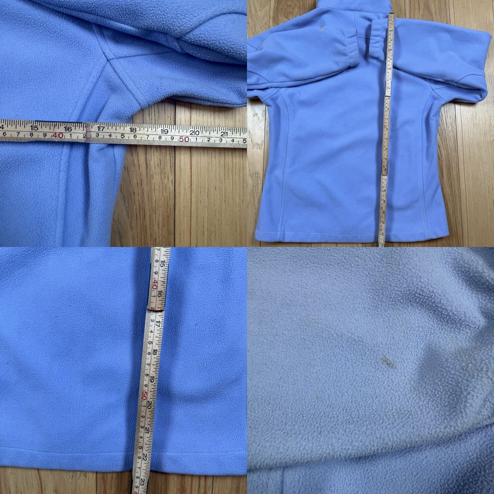 The North Face The North Face Jacket Women L Blue Full Zip Windwall Lined Fleece Polyester Regular Size L / US 10 / IT 46 - 8 Thumbnail