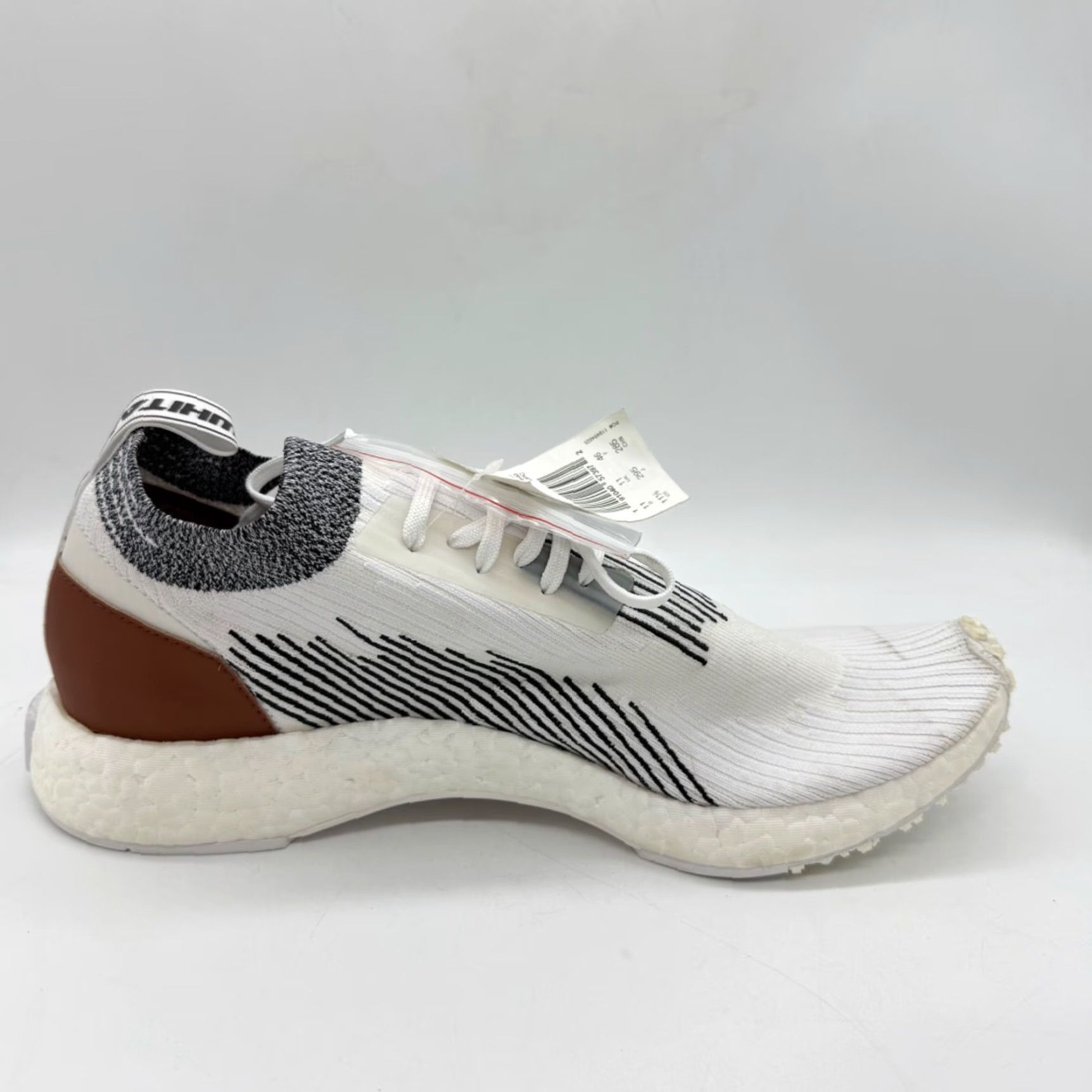 Adidas Adidas Mens White X NMD Racer Sneakers Lace Up Sz 11.5 Monaco White Sneakers Mens Shoes Size US 12 / EU 45 - 5 Thumbnail