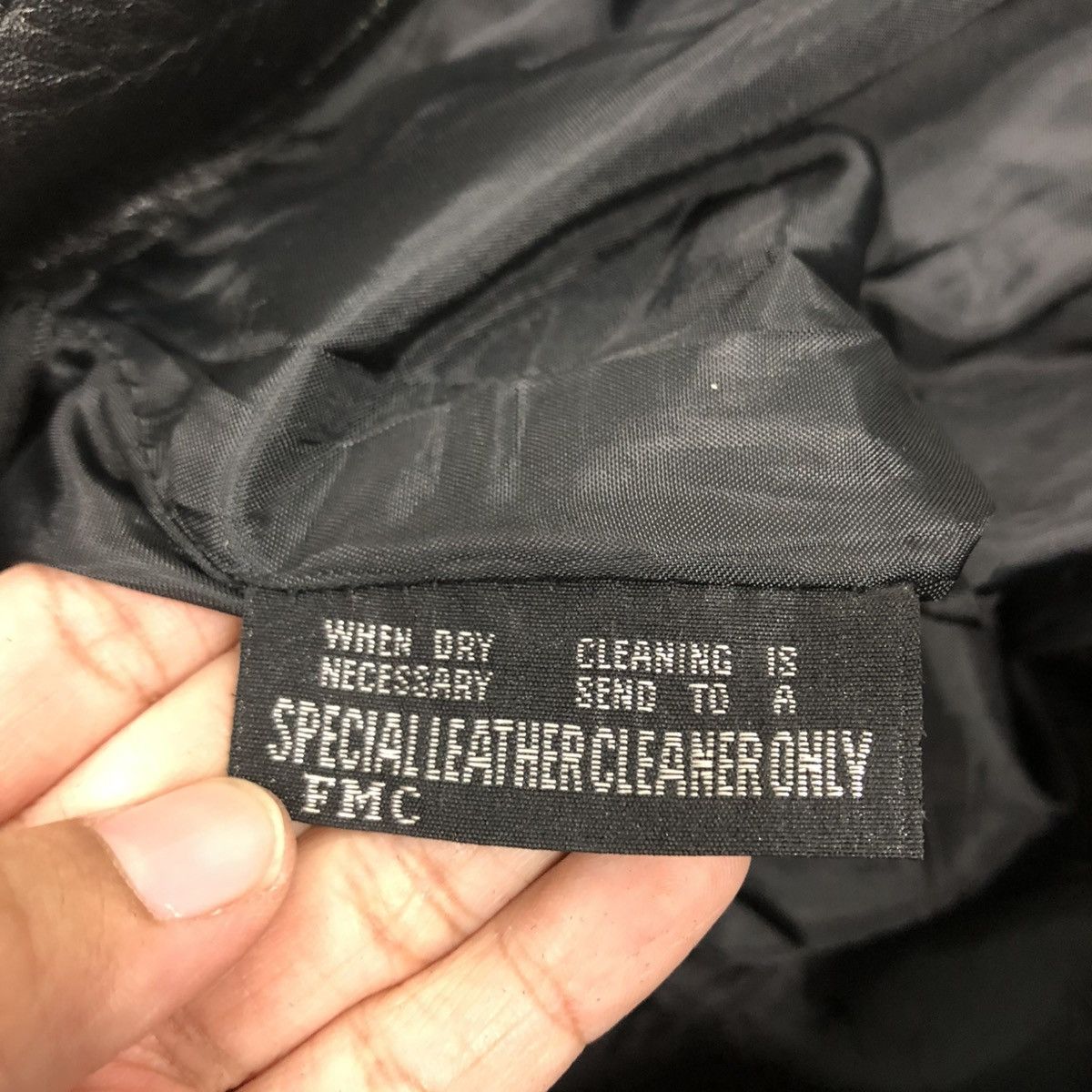 Genuine Leather 🔥VINTAGE BIKER GENUINE LEATHER PANTS FMC ISSEY MIYAKE Size US 33 - 20 Thumbnail