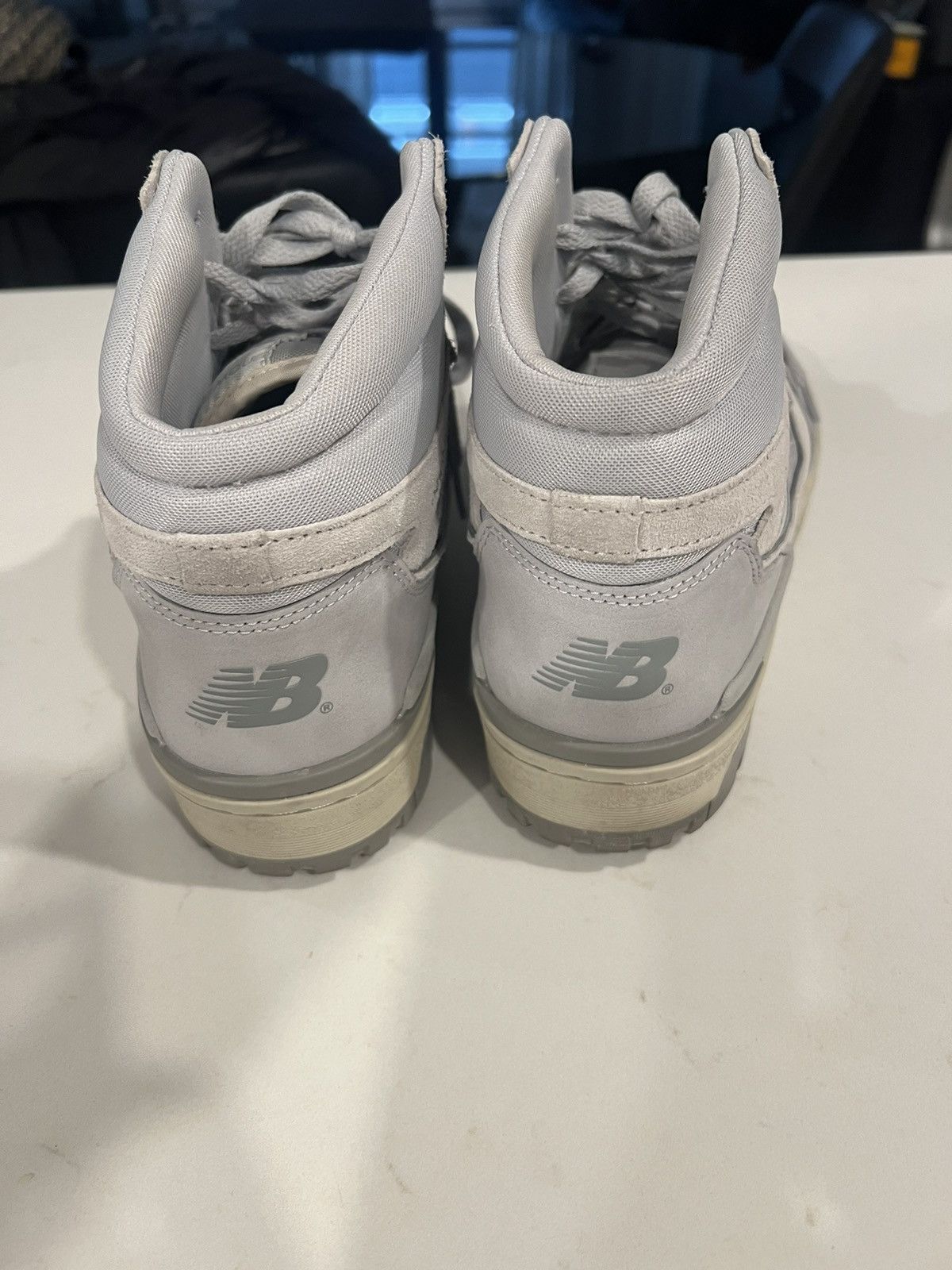 image of Light Blue/grey New Balance 650 Shoes, Men's (Size 11)