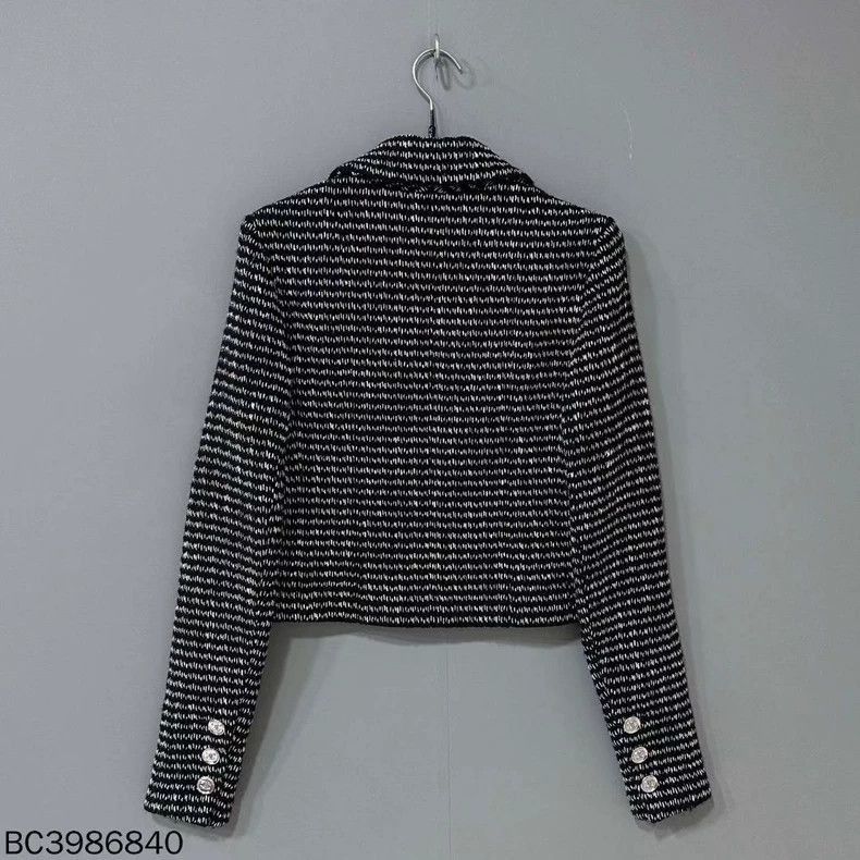 Chanel Black and White Chanel ButtonUp Coat -2505 Size US S / EU 44-46 / 1 - 2 Thumbnail