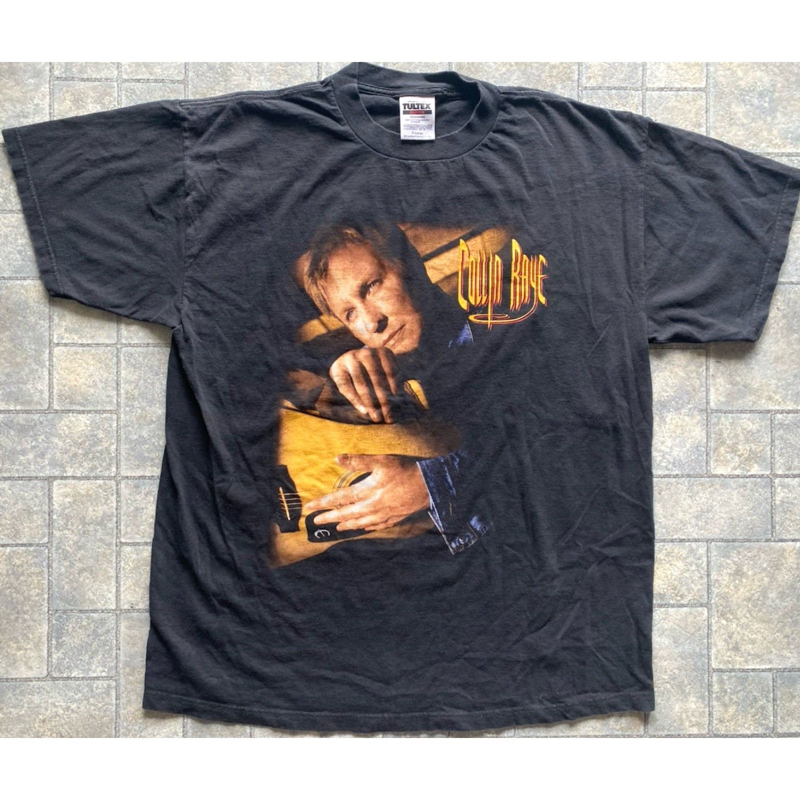 Tultex VINTAGE 1999 Collin Raye The Walls Came Down Tour Tultex Shirt Black XL Mens T-Shirt 90s Music Size US XL / EU 56 / 4 - 2 Thumbnail