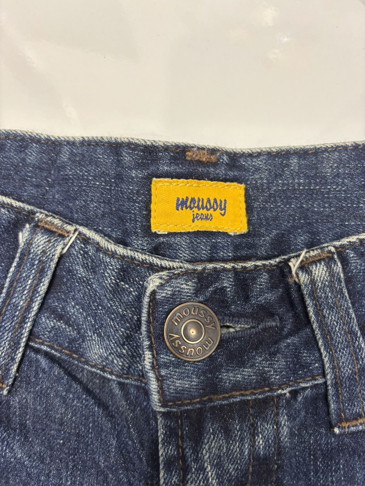 If Six Was Nine × Le Grande Bleu (L.G.B.) × MOUSSY Flare Jeans IfSixWasNine Lgb Style Moussy Denim Bootcut Jean Size 27" / US 4 / IT 40 - 9 Thumbnail