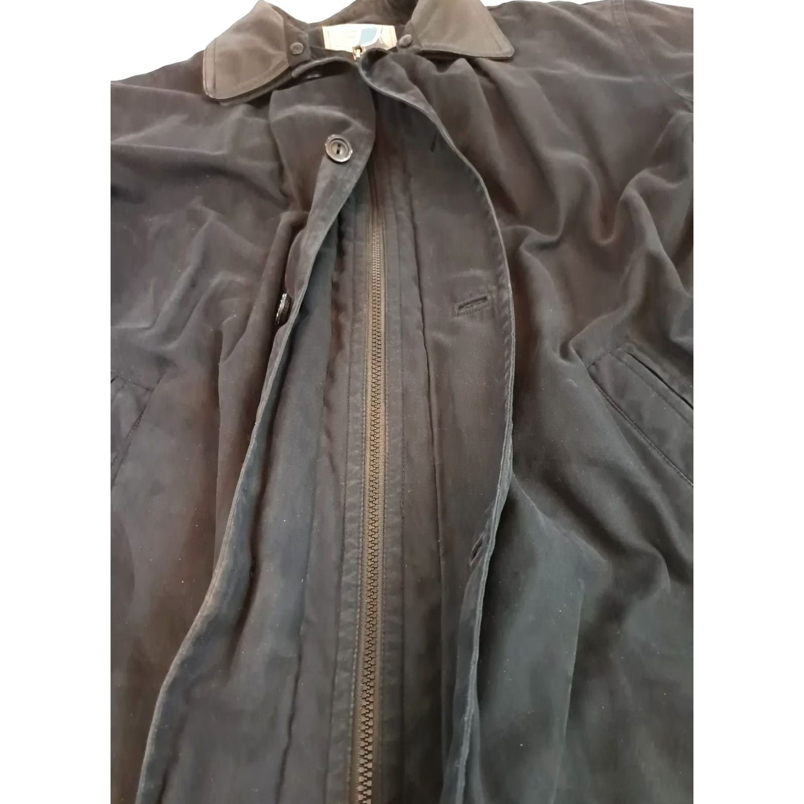 Rains VINTAGE Rain Forest Coat Parka Long Full Zip Button Leather Collar Rain Parka Coat XXL Black Mens Regular 2XL Rain Weather Size US XXL / EU 58 / 5 - 7 Thumbnail