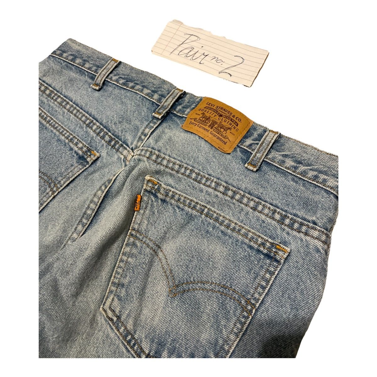 Levi's Levis Orange Tab Light Wash Denim 2 Size US 36 / EU 52 - 1 Thumbnail