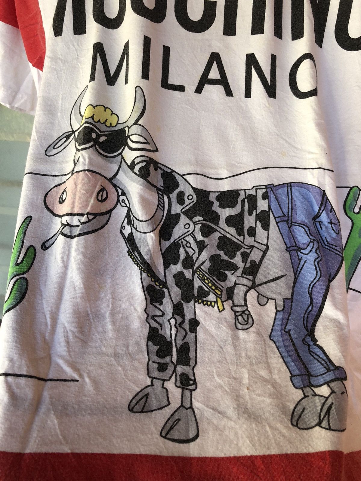 Moschino Moschino Fashion Kills Shirt Tee Size US L / EU 52-54 / 3 - 3 Thumbnail