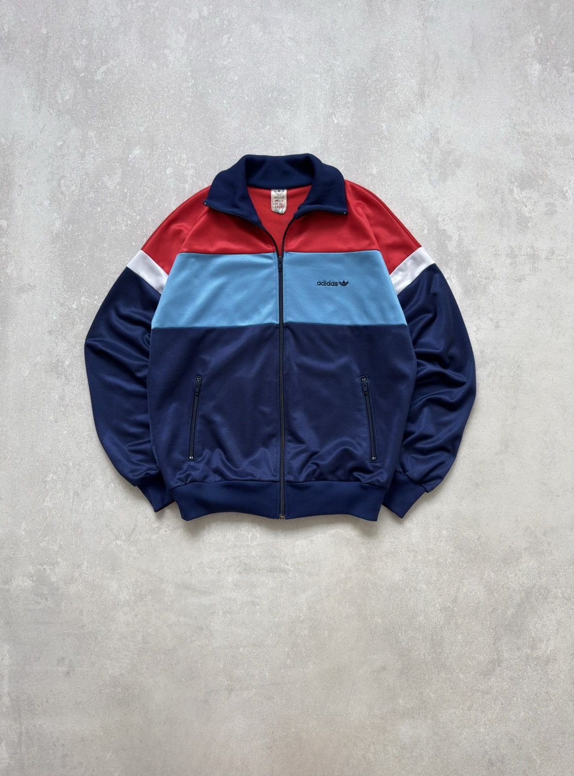 Adidas Vintage Adidas 90s Track Top Olympic Jacket Made In Austria Size US S / EU 44-46 / 1 - 1 Thumbnail