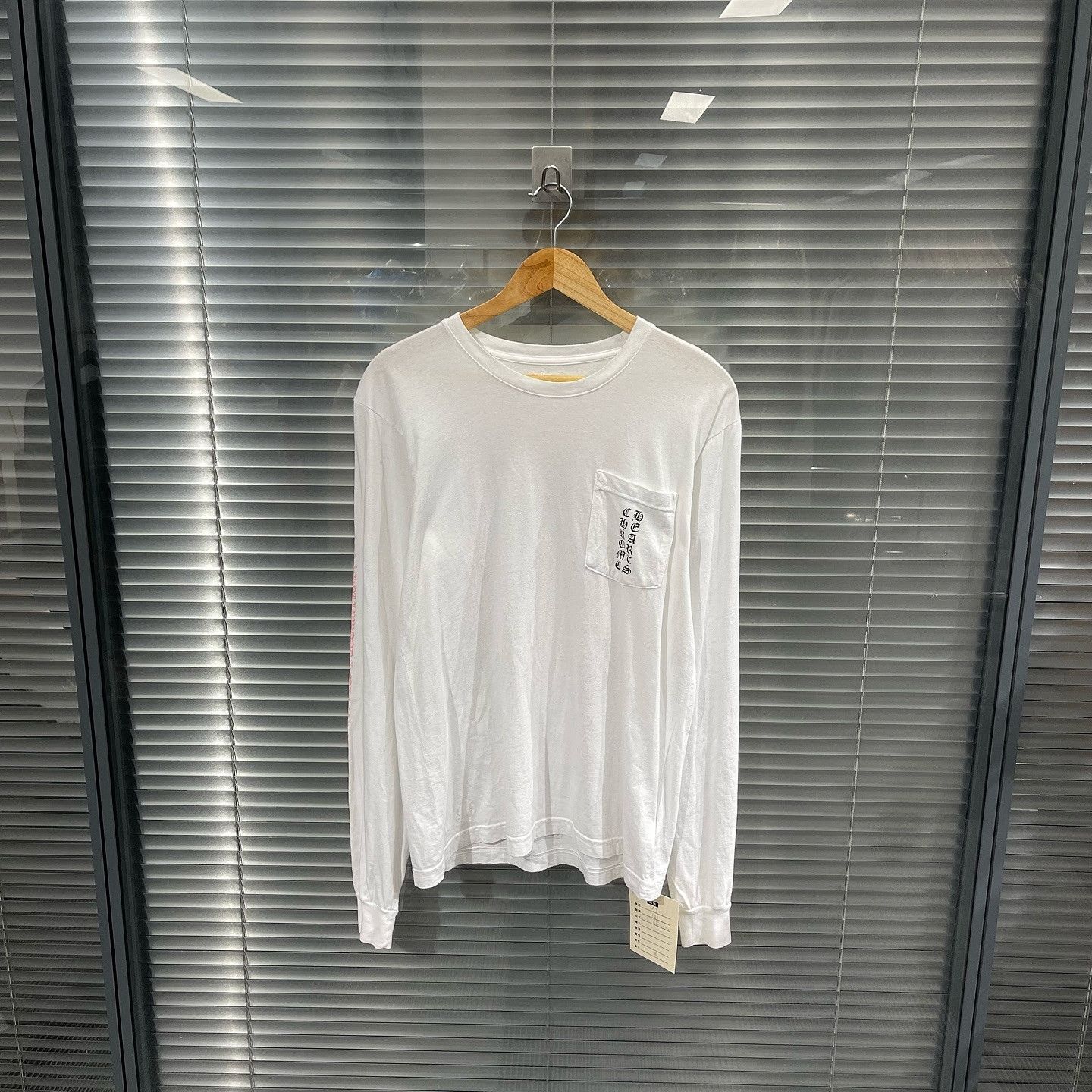 Chrome Hearts Chrome Hearts Foti Long Sleeve Shirt White Pink 