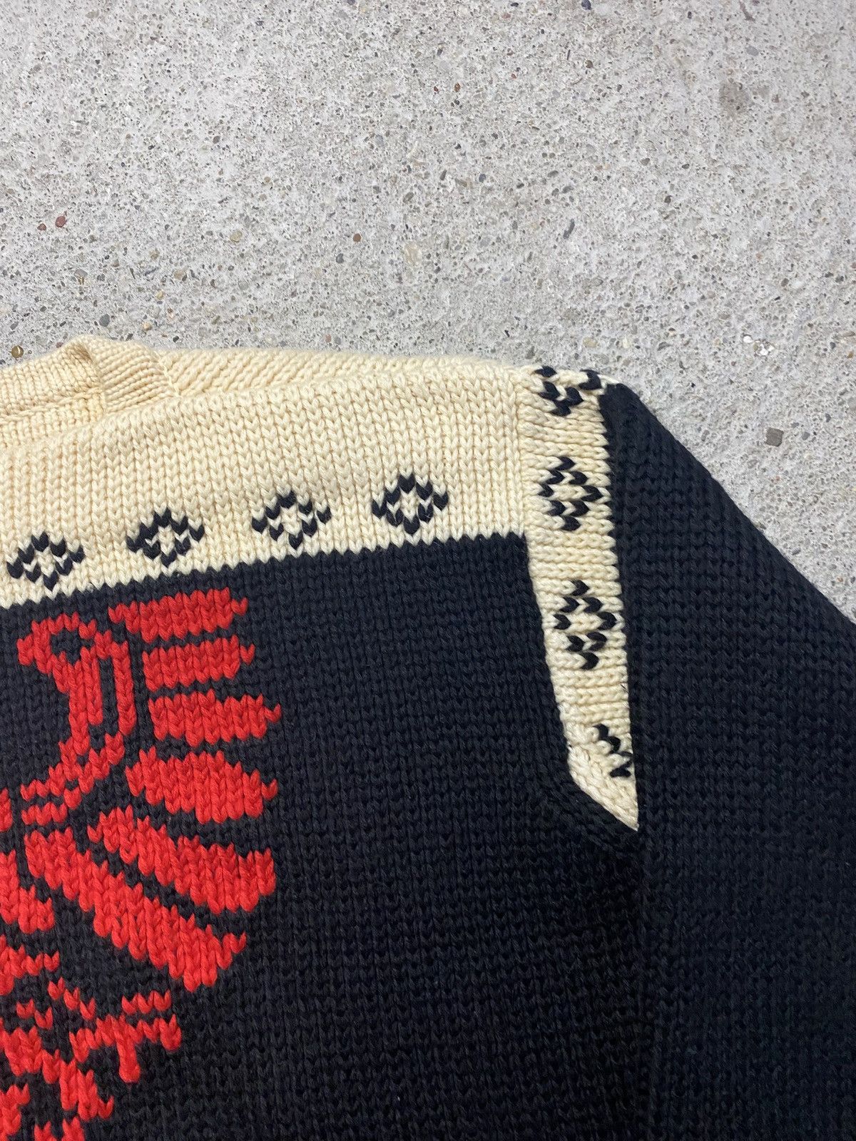 Folk Knitwear sweater folk made in austria eagle handmade wool Size US M / EU 48-50 / 2 - 8 Thumbnail