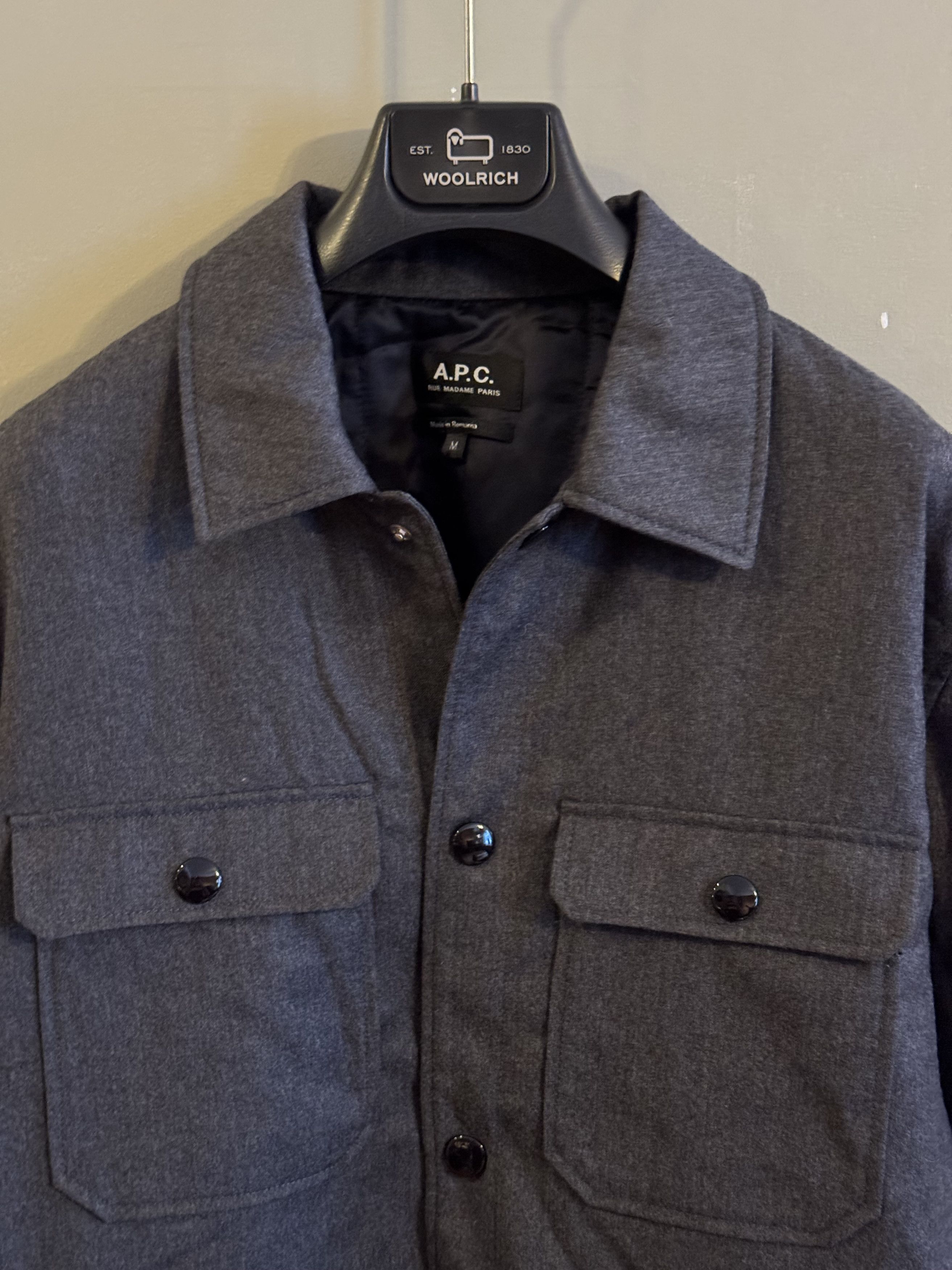 A.P.C. Quilt Lined A.P.C. Shirt Jacket Size US M / EU 48-50 / 2 - 1 Thumbnail