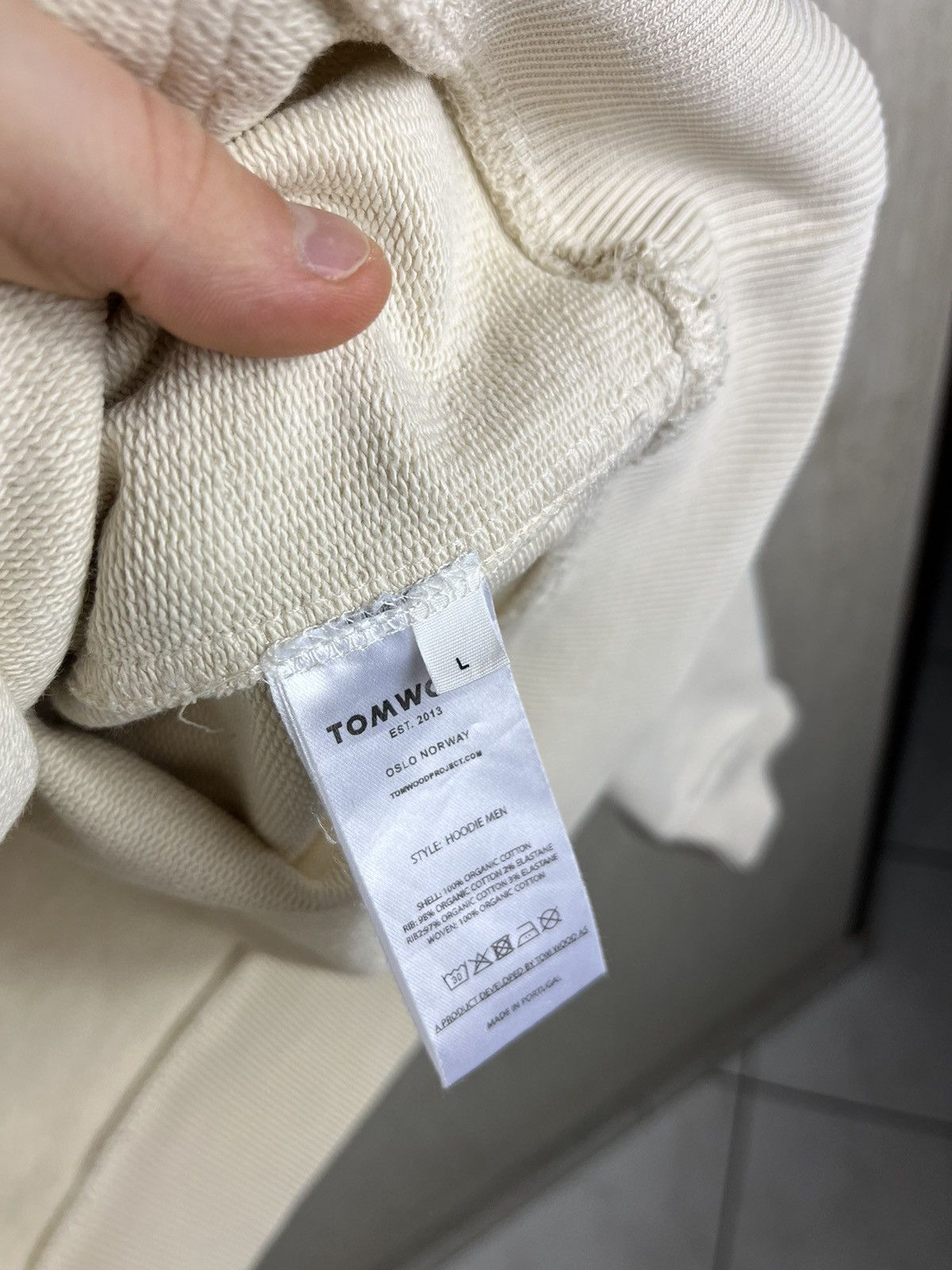 Tom Wood Tom Wood organic cotton hoodie men basic causal Avant Garde Size US L / EU 52-54 / 3 - 19 Thumbnail