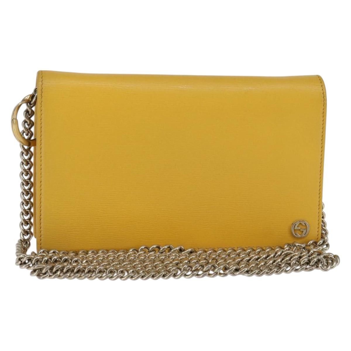 Gucci Gucci Betty Chain Wallet Leather Size ONE SIZE - 1 Thumbnail