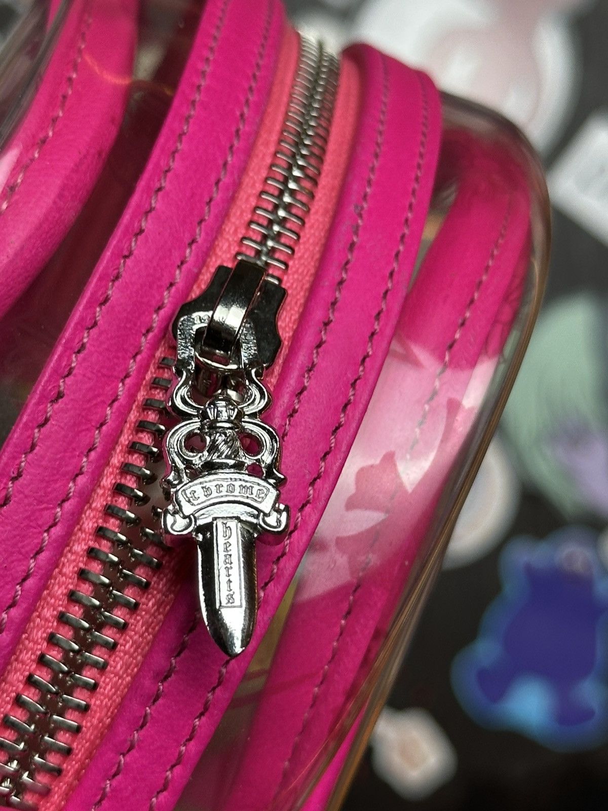 Chrome Hearts × Matty Boy Chrome Hearts Mini Taka Pink Vinyl Shoulder Bag Size ONE SIZE - 8 Thumbnail
