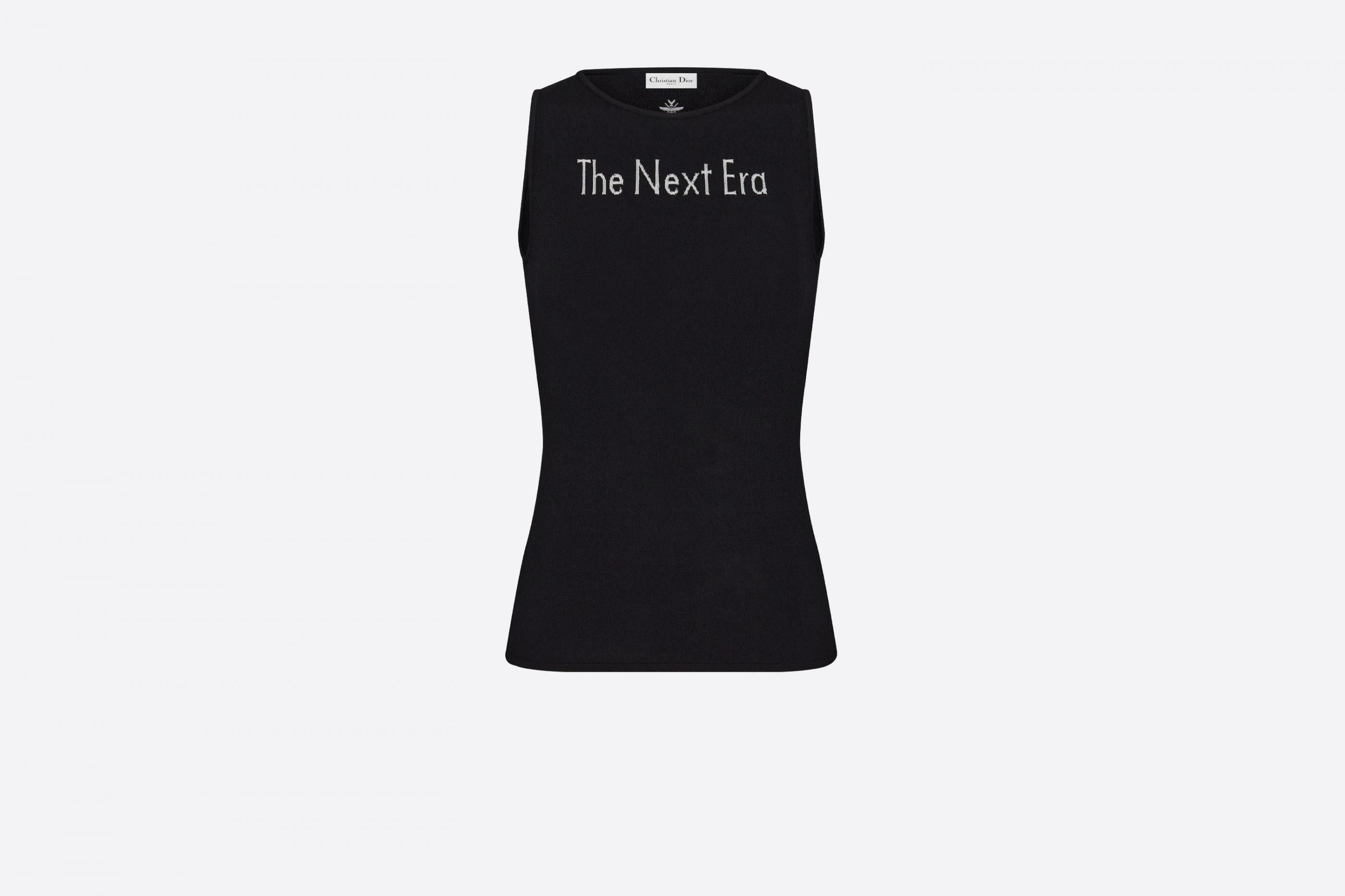image of Dior O1W1Db10124 Tank Tops In Black, Women's (Size Large)