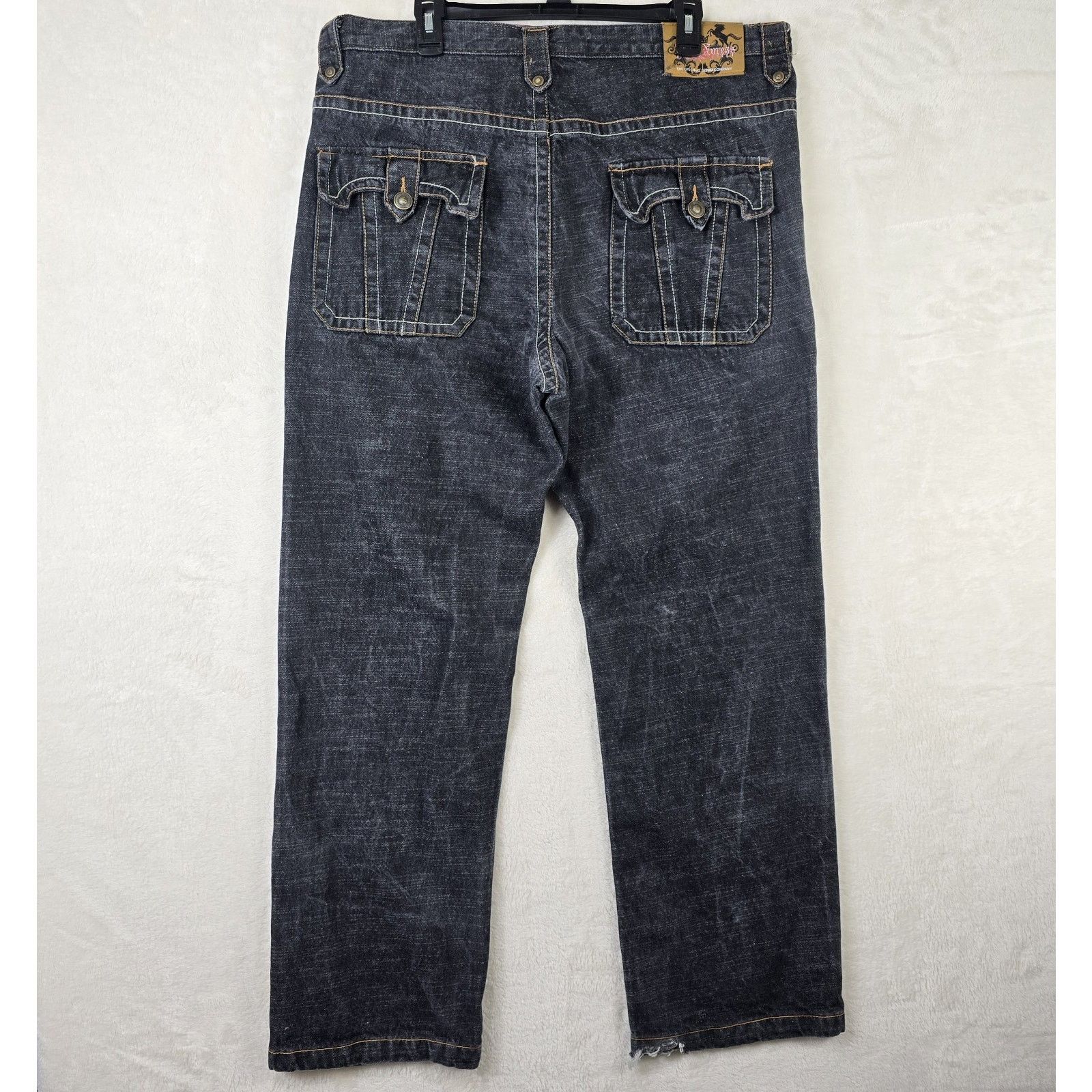 Other Bklyn XPress Brooklyn Express Jeans 40 39x32 Y2K Baggy Size US 40 / EU 56 - 2 Thumbnail