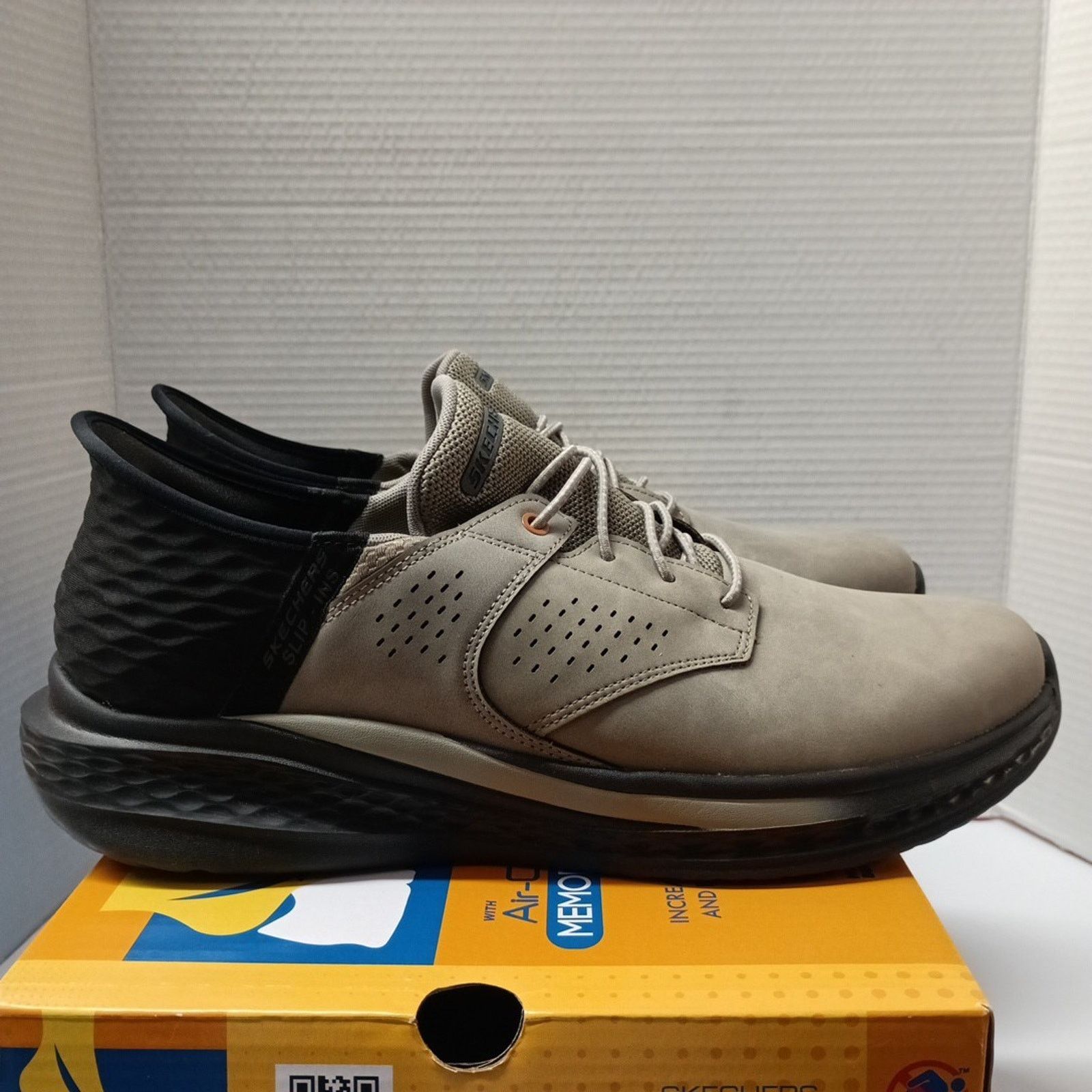 SKECHERS Skechers Slade Macklin Slip On Sneakers Mens 11.5 Gray/Black Size US 11.5 / EU 44-45 - 1 Thumbnail