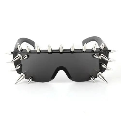 VIBE Fashion Glasses Gothic Punk Rock Metal Futuristic Size ONE SIZE - 8 Thumbnail