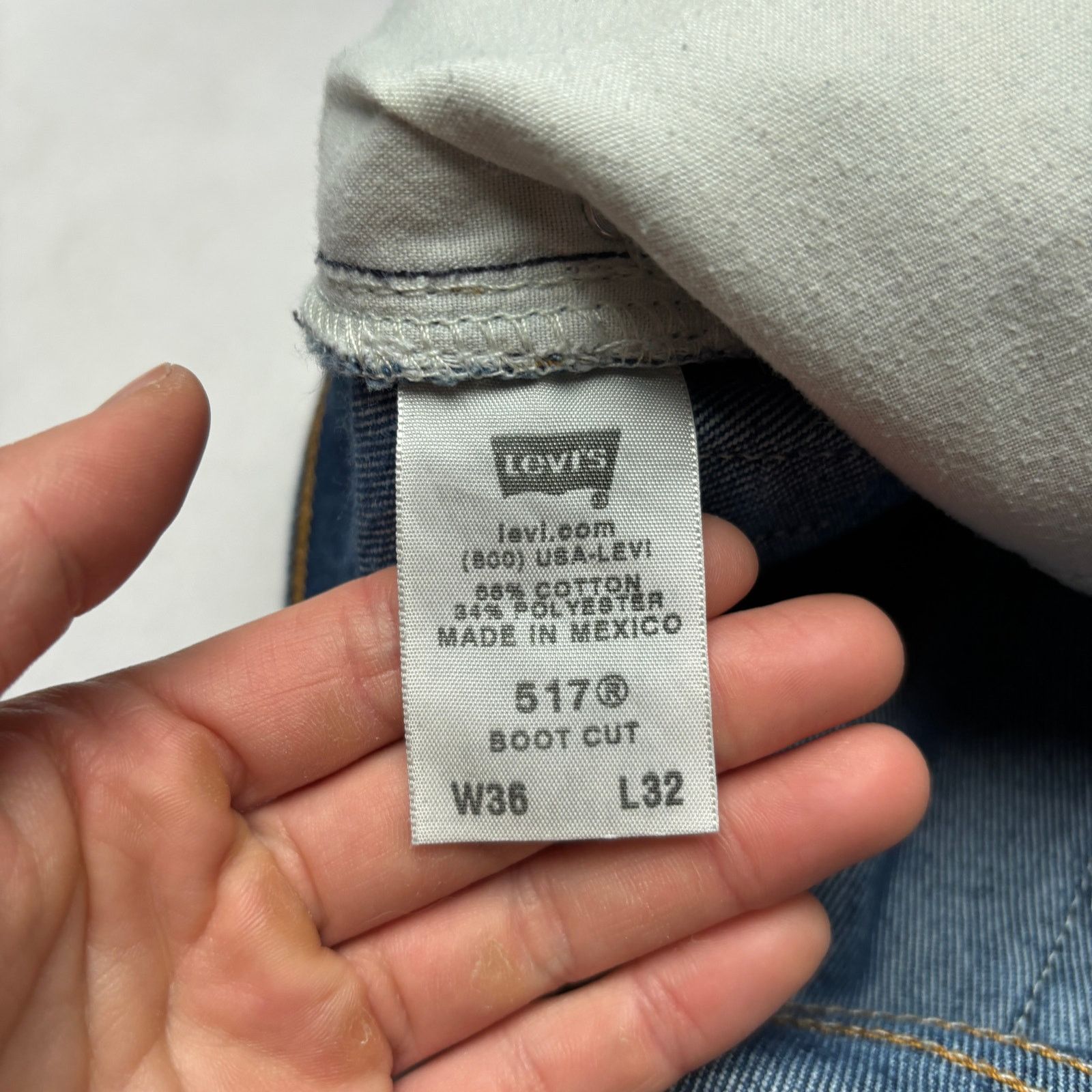 Levi's Vintage Levi's 517 Boot Cut Jeans 34x32 Flare Y2K Cowboy Size US 34 / EU 50 - 10 Thumbnail