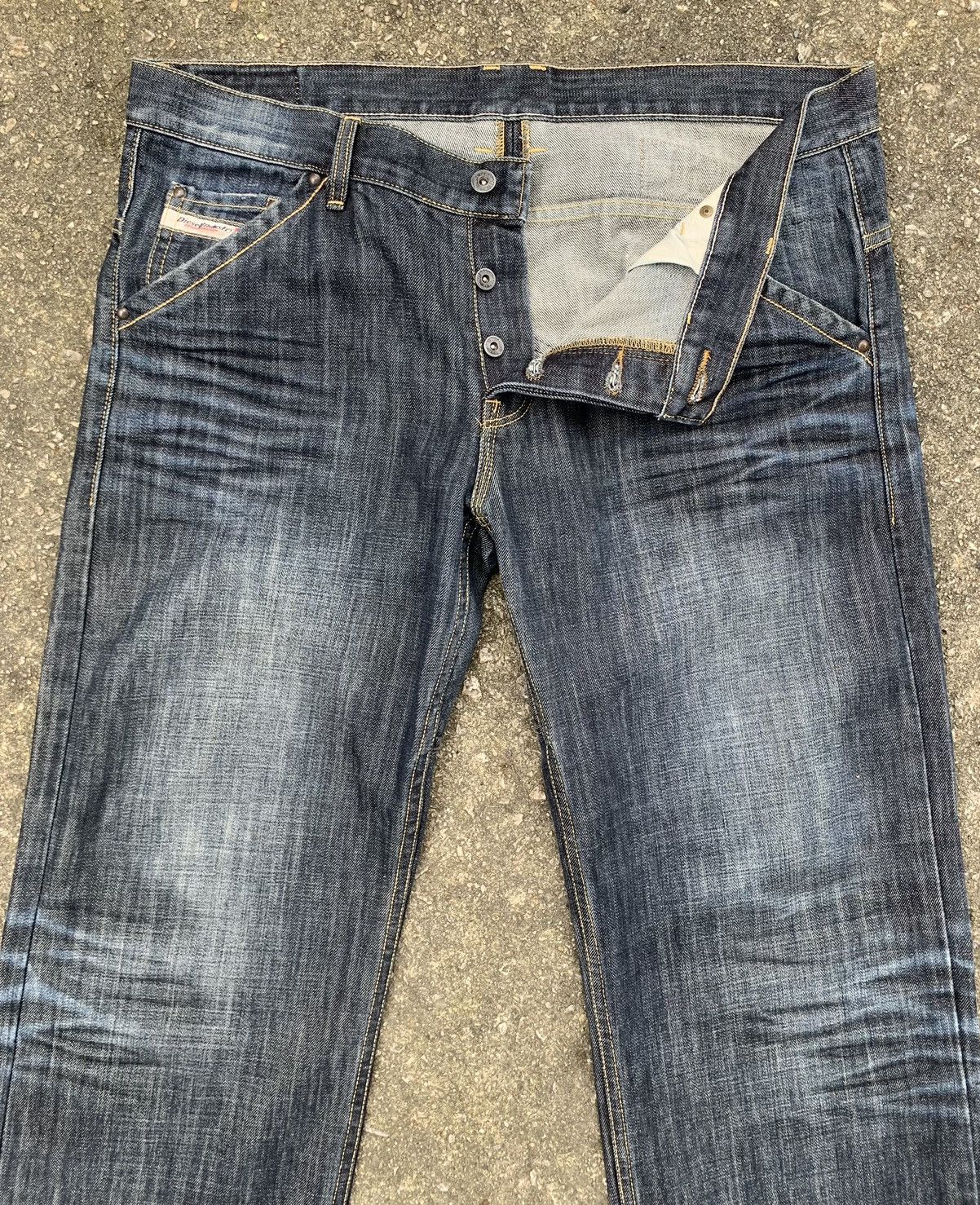 Diesel Rare.. Diesel Buckle Back Denim Jeans Pants Size US 40 / EU 56 - 20 Thumbnail