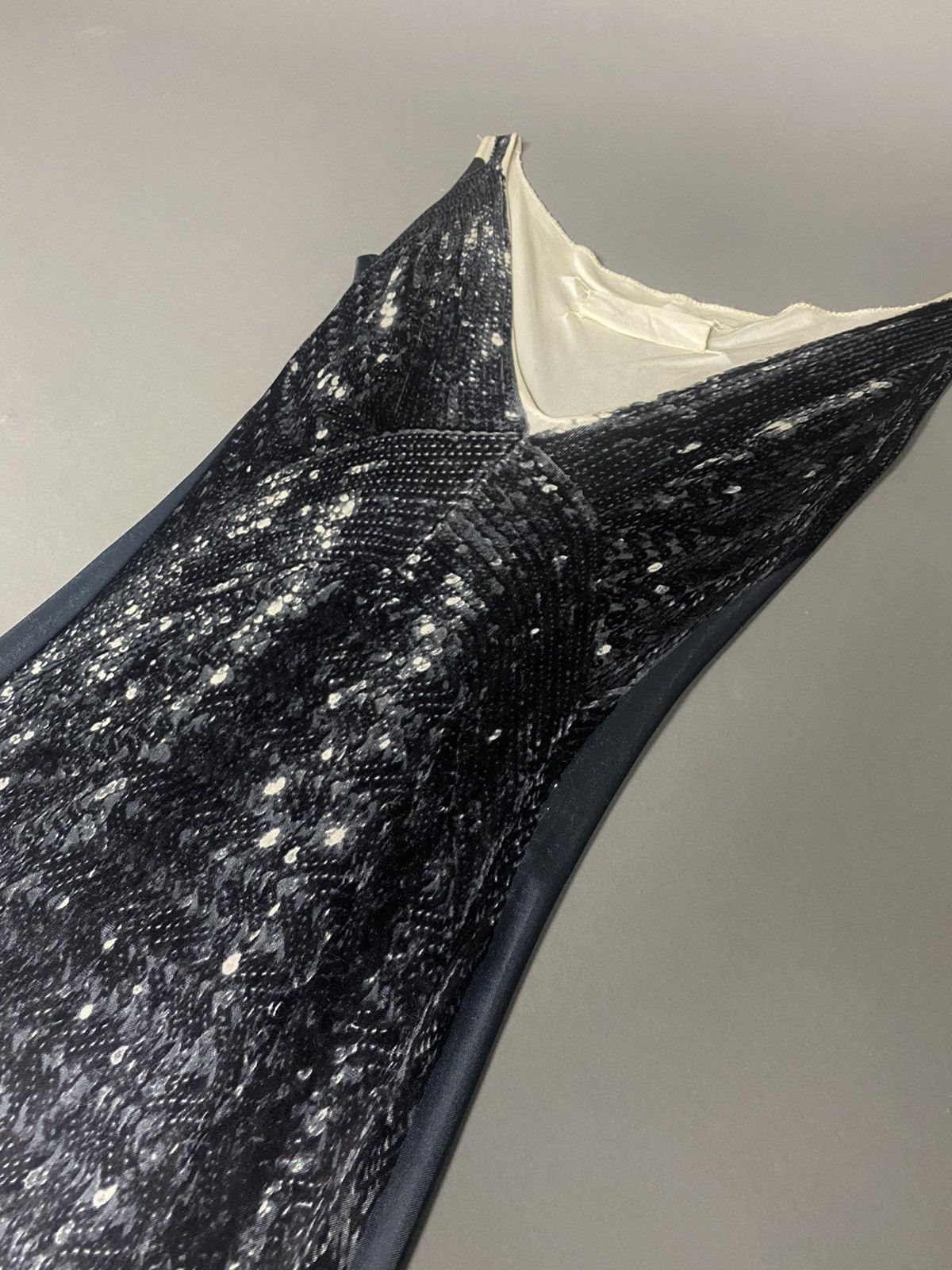Margiela SS96 trompe loeil sequin dresse