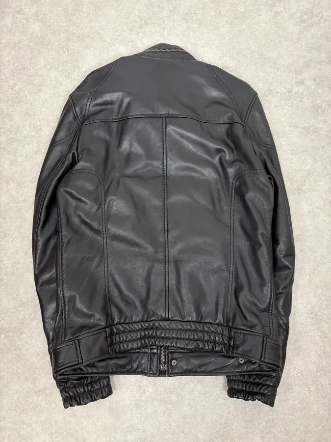 2010s Dolce & Gabbana Multi Zip Black Sheep Leather Jacket