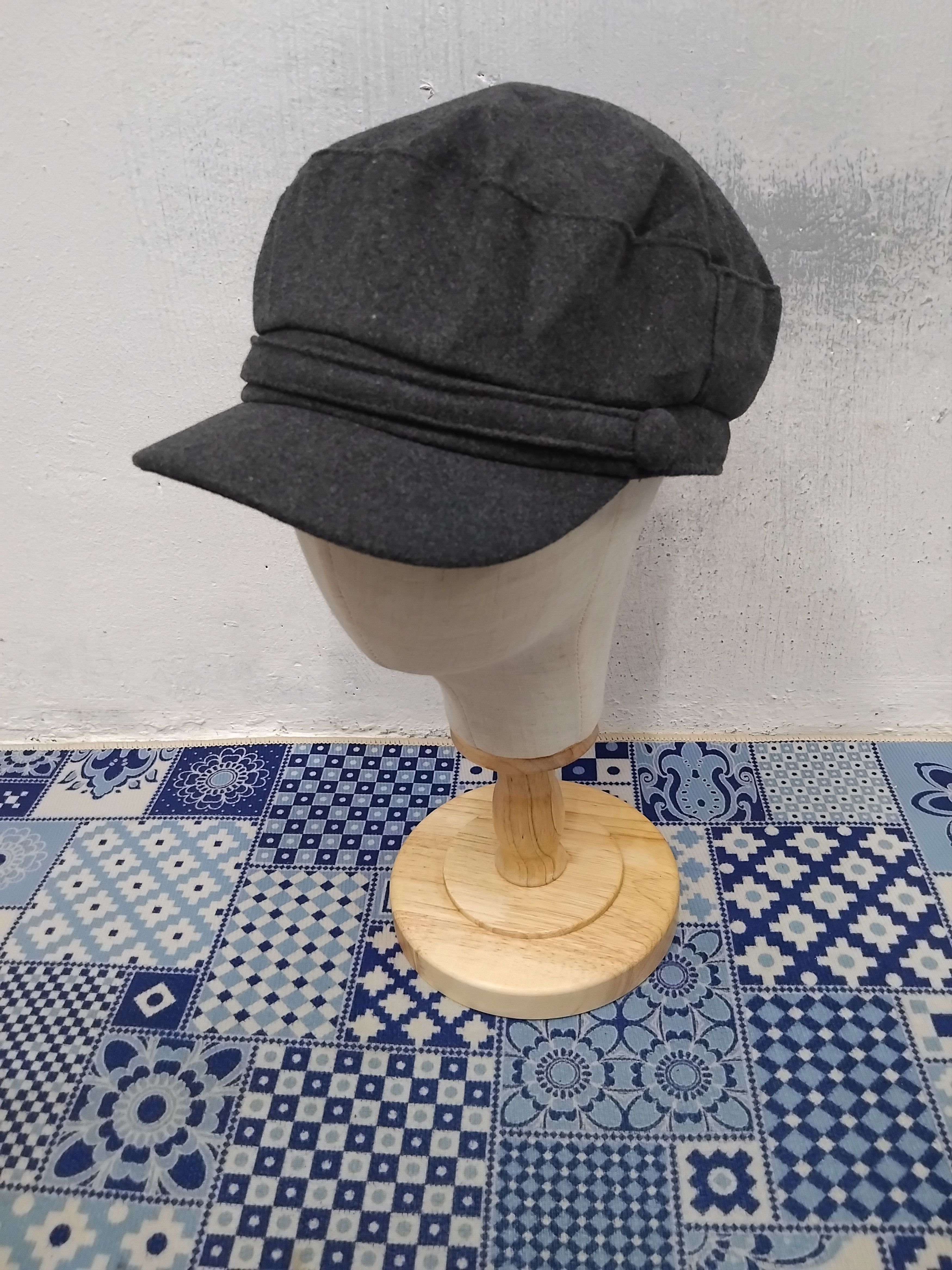 Japanese Brand Unbrand black colour cap Size 38 - 1 Thumbnail